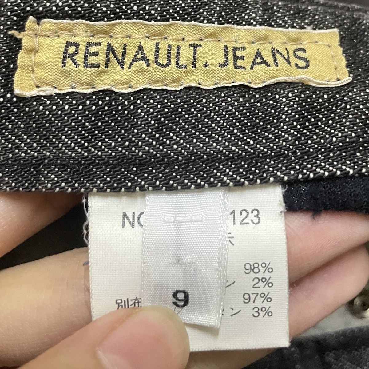 If Six Was Nine × Japanese Brand × Vintage Very Rare Vintage Japanese Brand Renault Flared Jeans 1990s Size US 29 - 9 Thumbnail