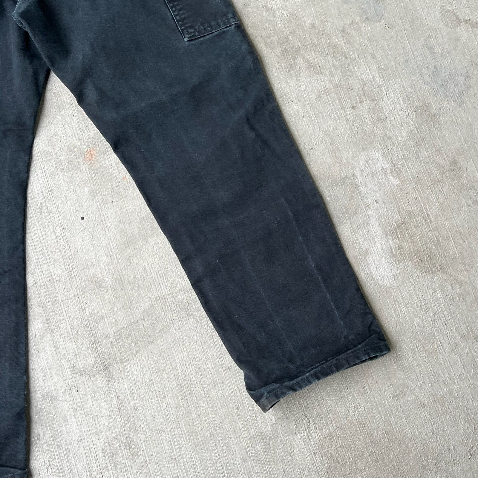 Carhartt × Vintage Carhartt faded black double knee work wear carpenter pants Size US 32 / EU 48 - 7 Thumbnail