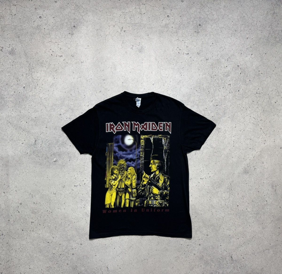 Band Tees Iron Maiden T-Shirt Vintage Black Big Logo Rock Y2K Hype Size US S / EU 44-46 / 1 - 1 Thumbnail