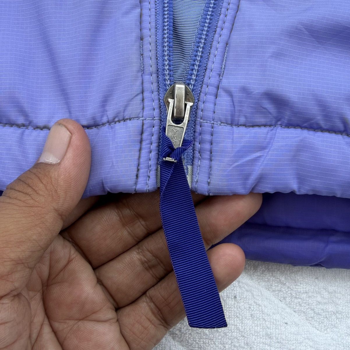 Patagonia Patagonia Purple Puffer Hooded Jacket Size XS / US 0-2 / IT 36-38 - 13 Thumbnail
