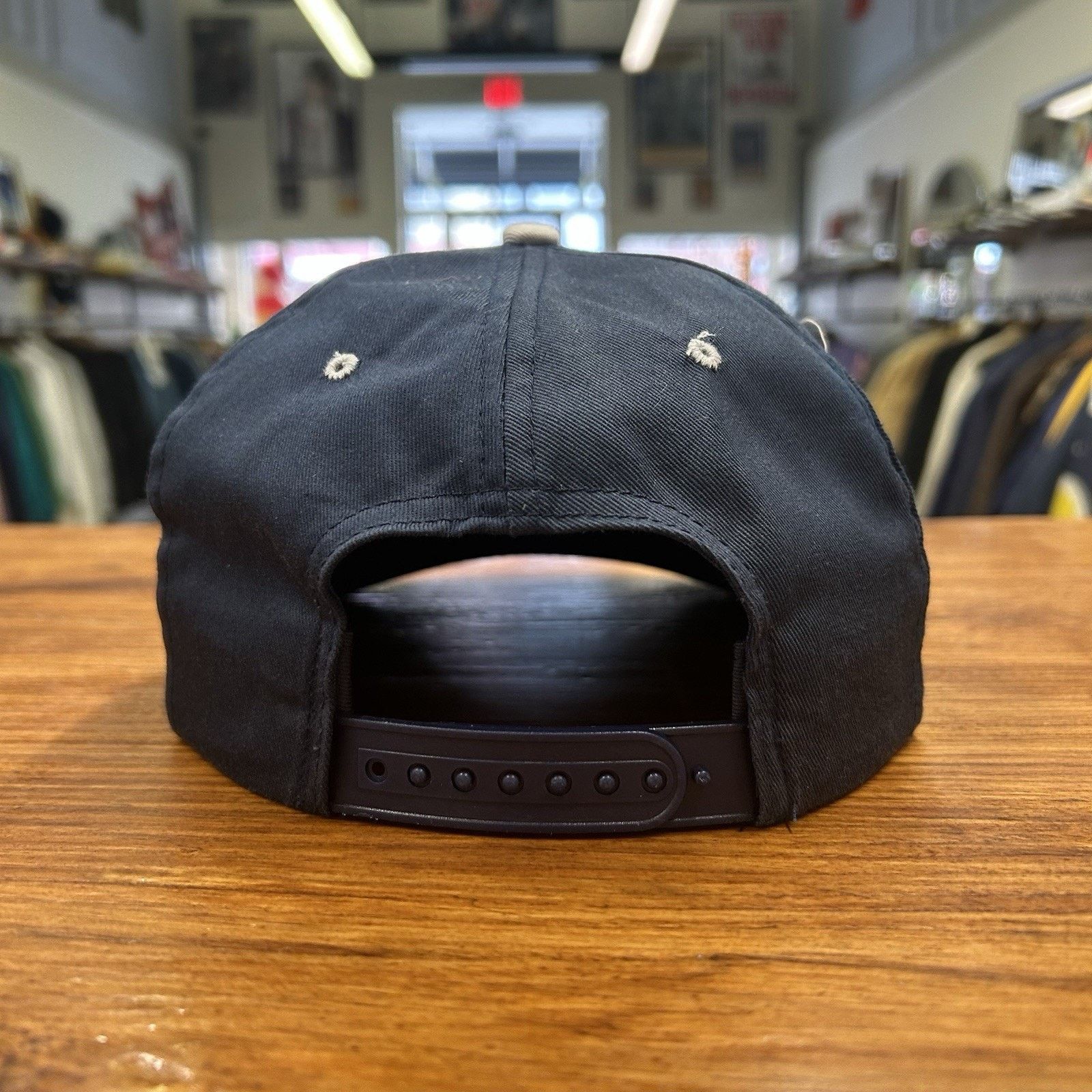 & Other Stories 90’s Navy NFL Dallas Cowboys Script Text Snap Back Hat Size ONE SIZE - 4 Thumbnail