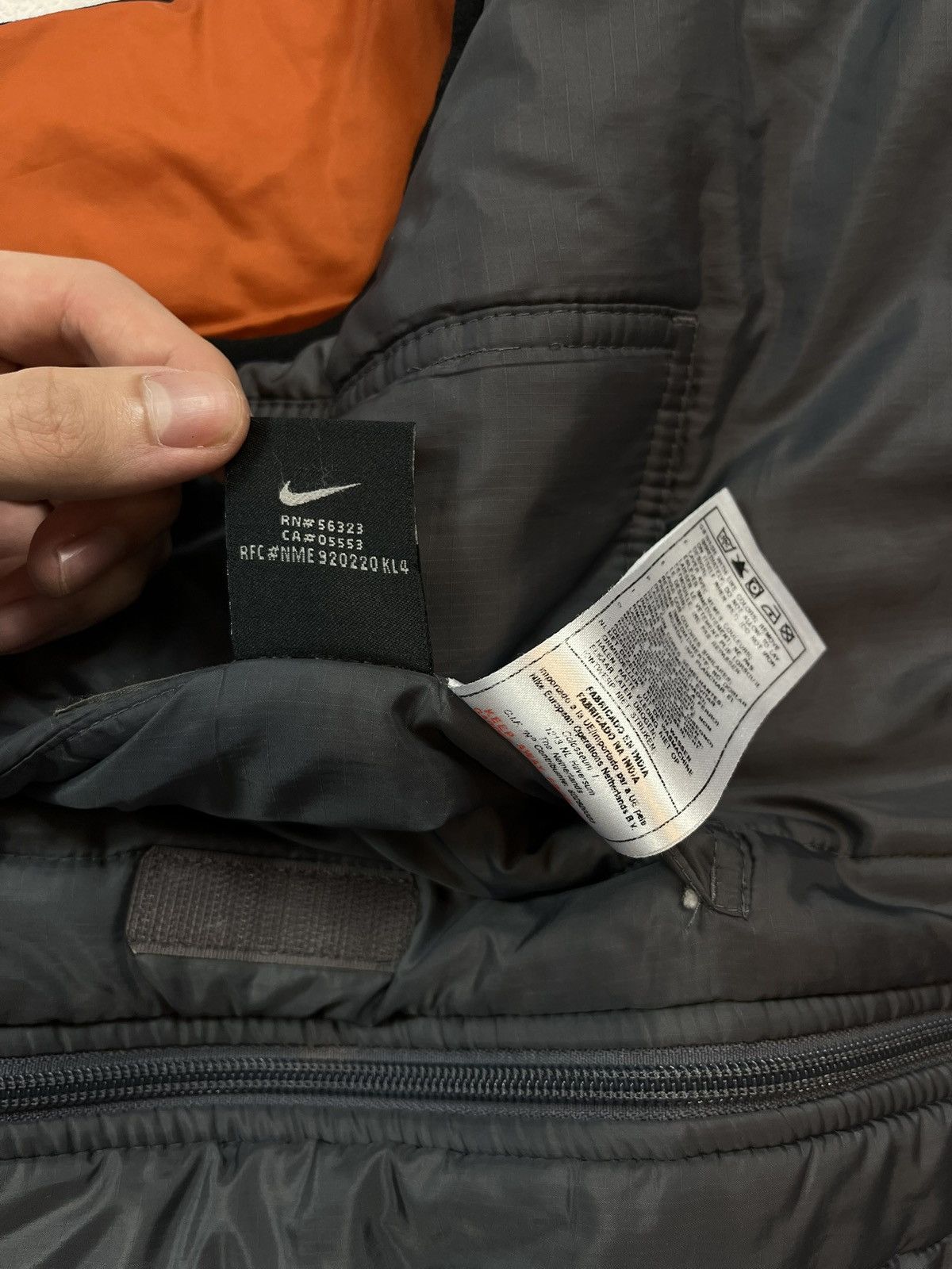 Nike × Vintage 90s Nike Athletic Reversible Vintage Y2K Nylon Retro West Size US M / EU 48-50 / 2 - 5 Thumbnail