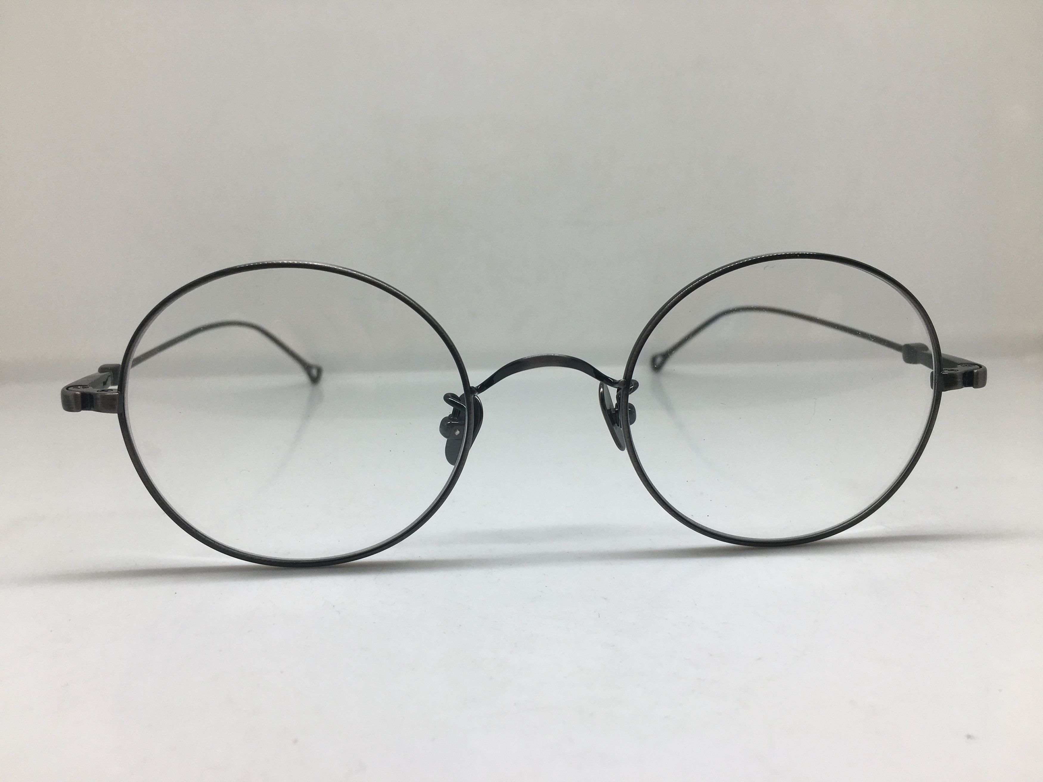 Other Grey Silver Titanium Round Eyeglasses Frame Ivy League Size ONE SIZE - 1 Thumbnail