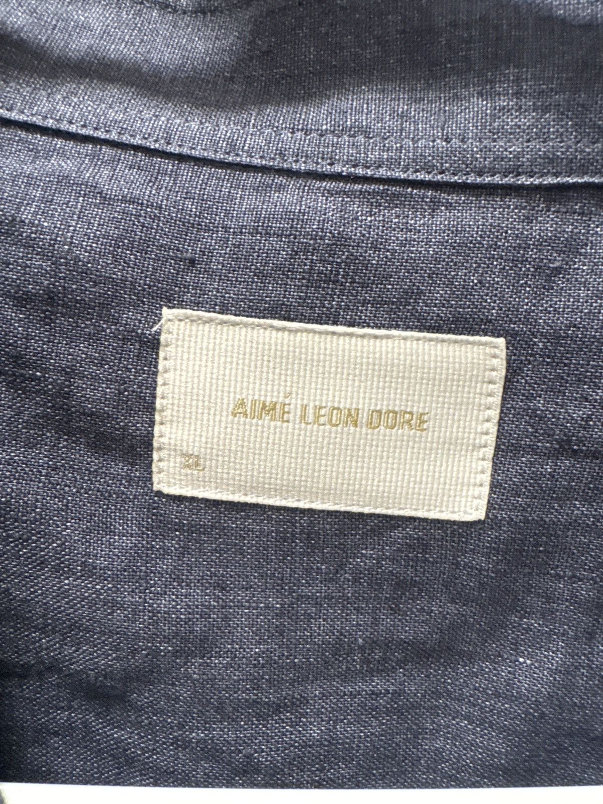 Aime Leon Dore Aime Leon Dore SS23 Long Sleeve Linen Shirt Size US XL / EU 56 / 4 - 2 Thumbnail
