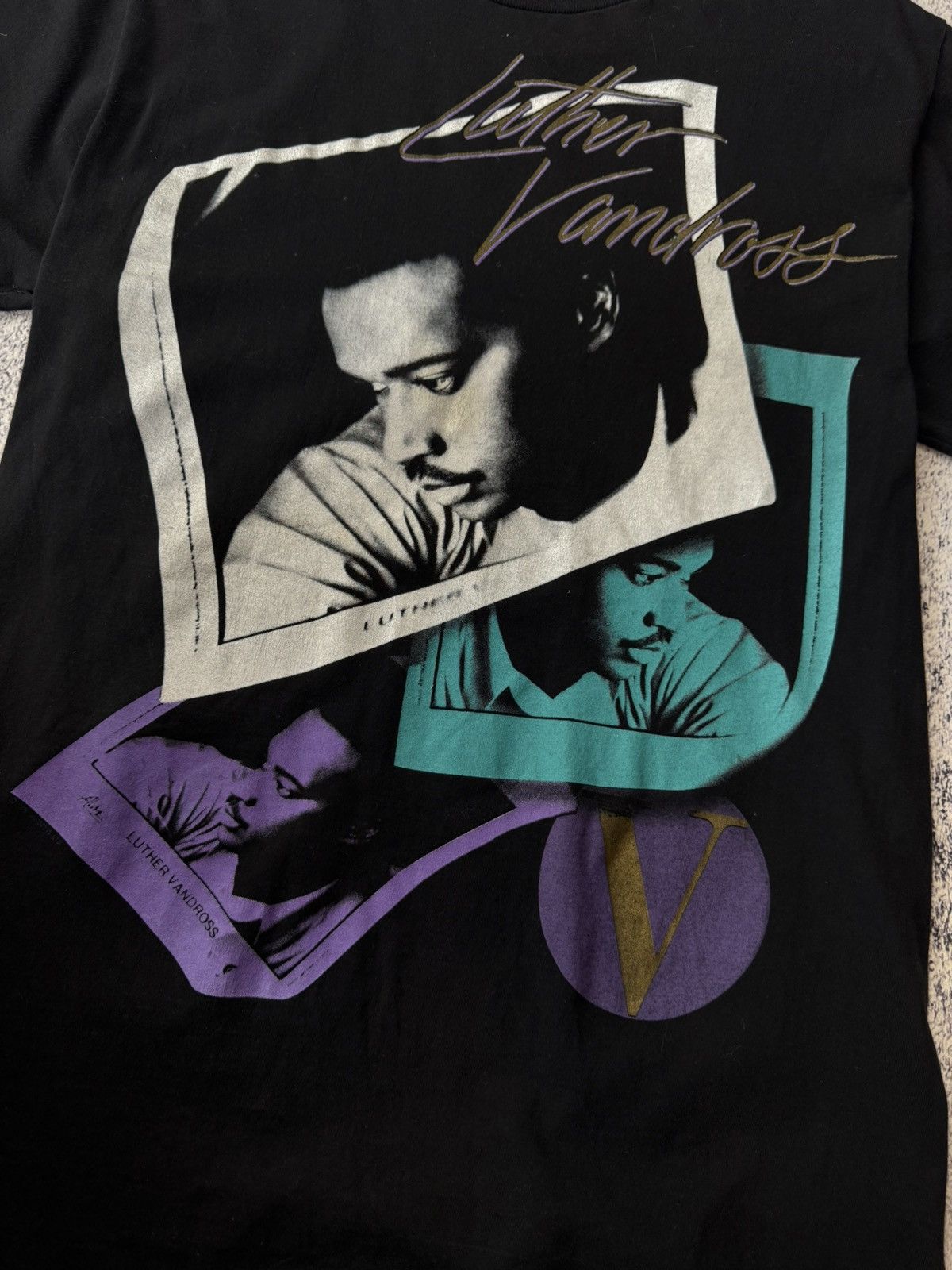 Band Tees Vintage Luther Vandross 1988 Rap T-Shirt Rare Size US M / EU 48-50 / 2 - 7 Thumbnail