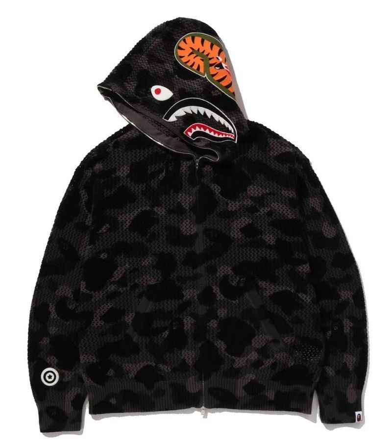 Bape Bape Shark Hoodie Size ONE SIZE - 2 Thumbnail