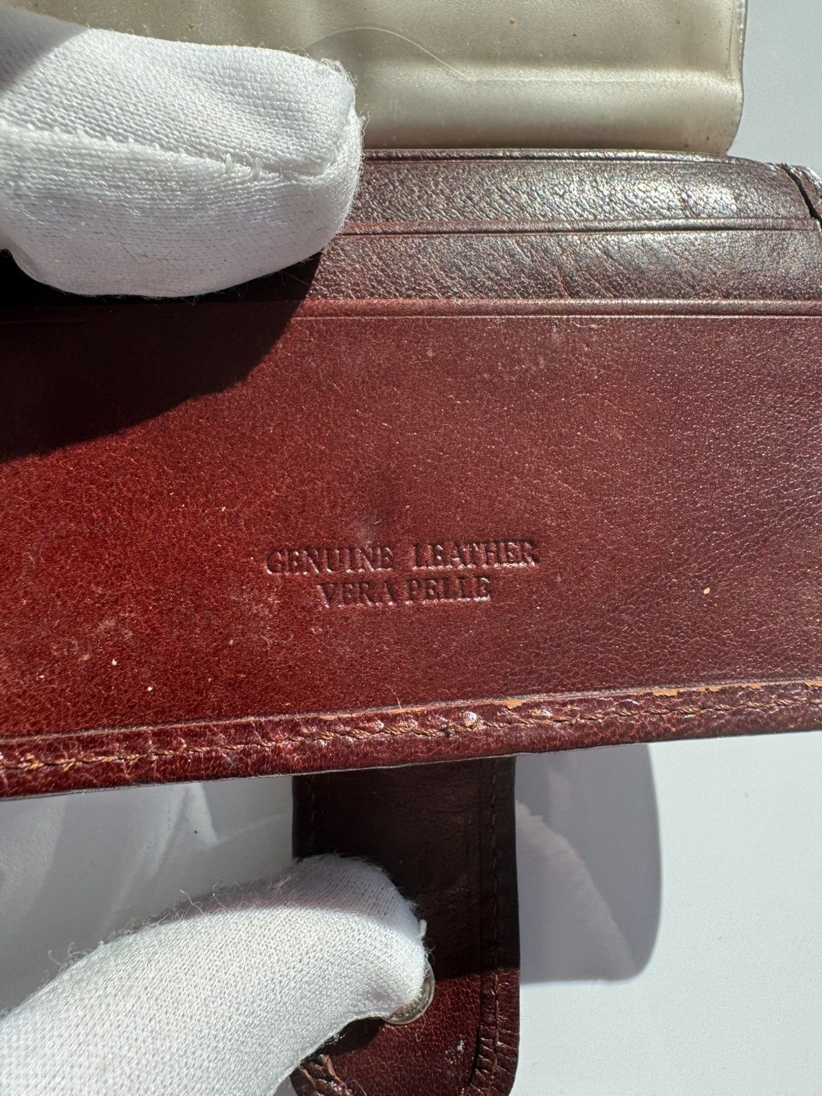 Vintage Vintage Leather Mens Card Holder Size ONE SIZE - 3 Thumbnail