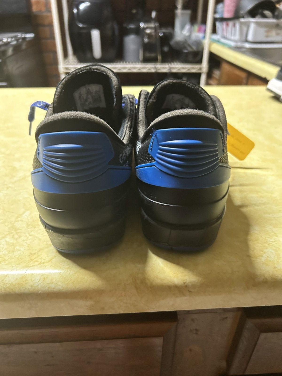 Jordan Brand × Off-White Off-White x Air Jordan 2 Retro SP Low Black Varsity Royal Size US 8 / EU 41 - 3 Thumbnail