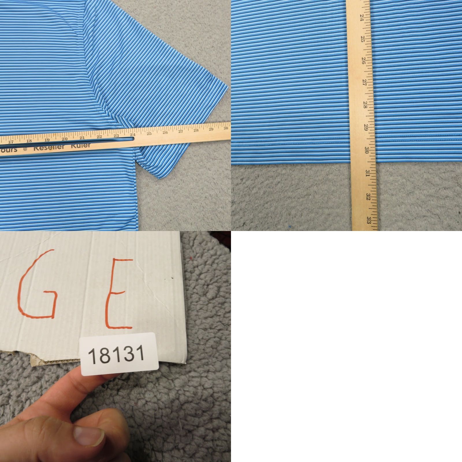 Vintage Bobby Jones Streamsong Polo Shirt Mens XL Blue White Stripe Golf Performance Size US XL / EU 56 / 4 - 8 Thumbnail