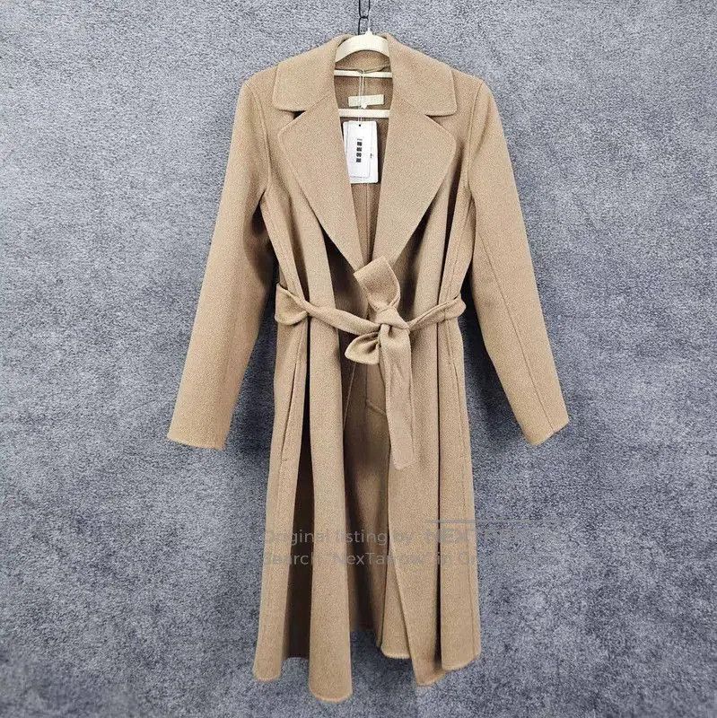 Max Mara MaxMara Women's Khaki Wool Coat . Size M / US 6-8 / IT 42-44 - 1 Thumbnail
