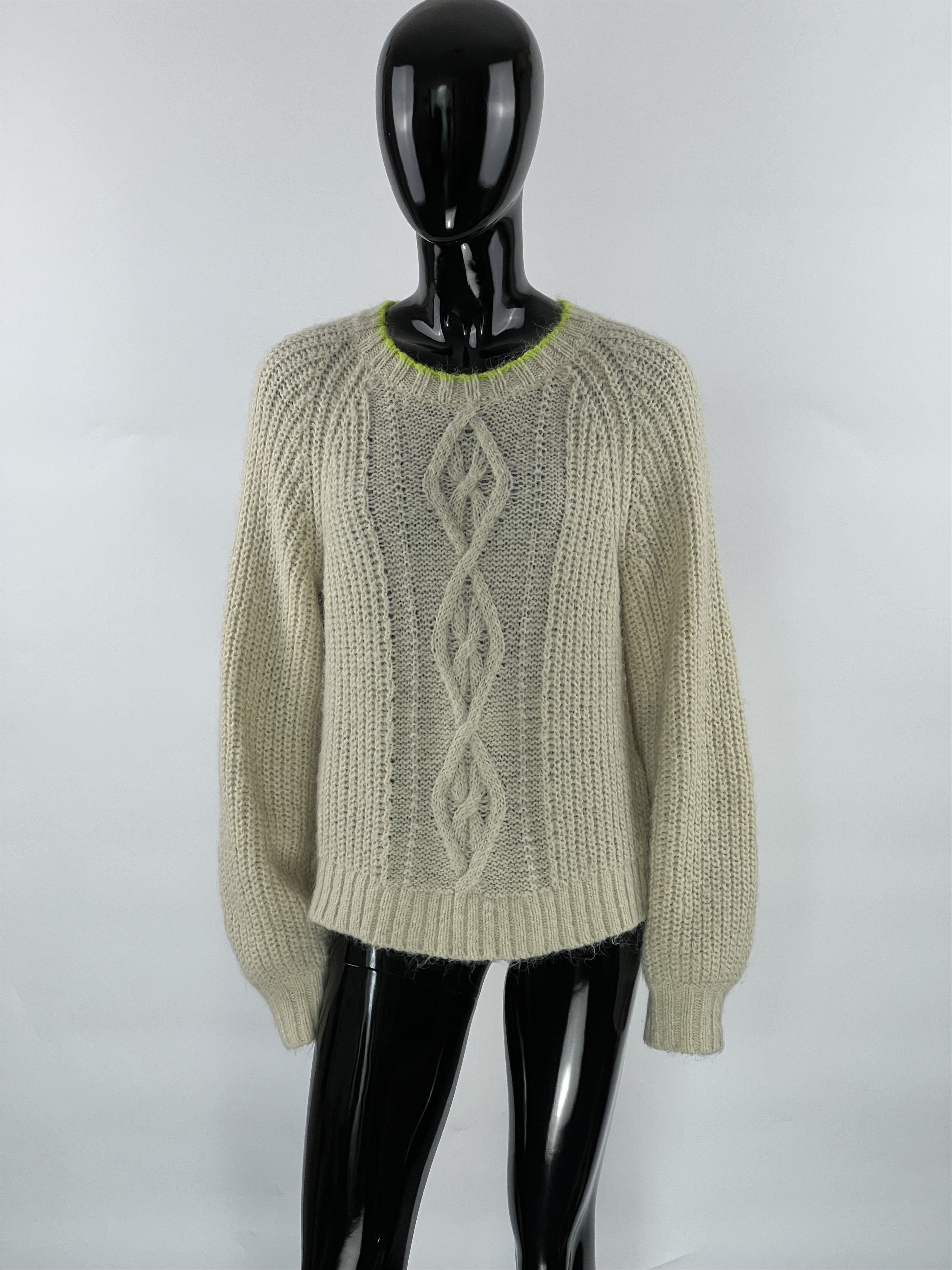 Levi's Levis Women's Ivory Ribbed Knit Sweater Size XS/S Oversized Size XS / US 0-2 / IT 36-38 - 1 Thumbnail