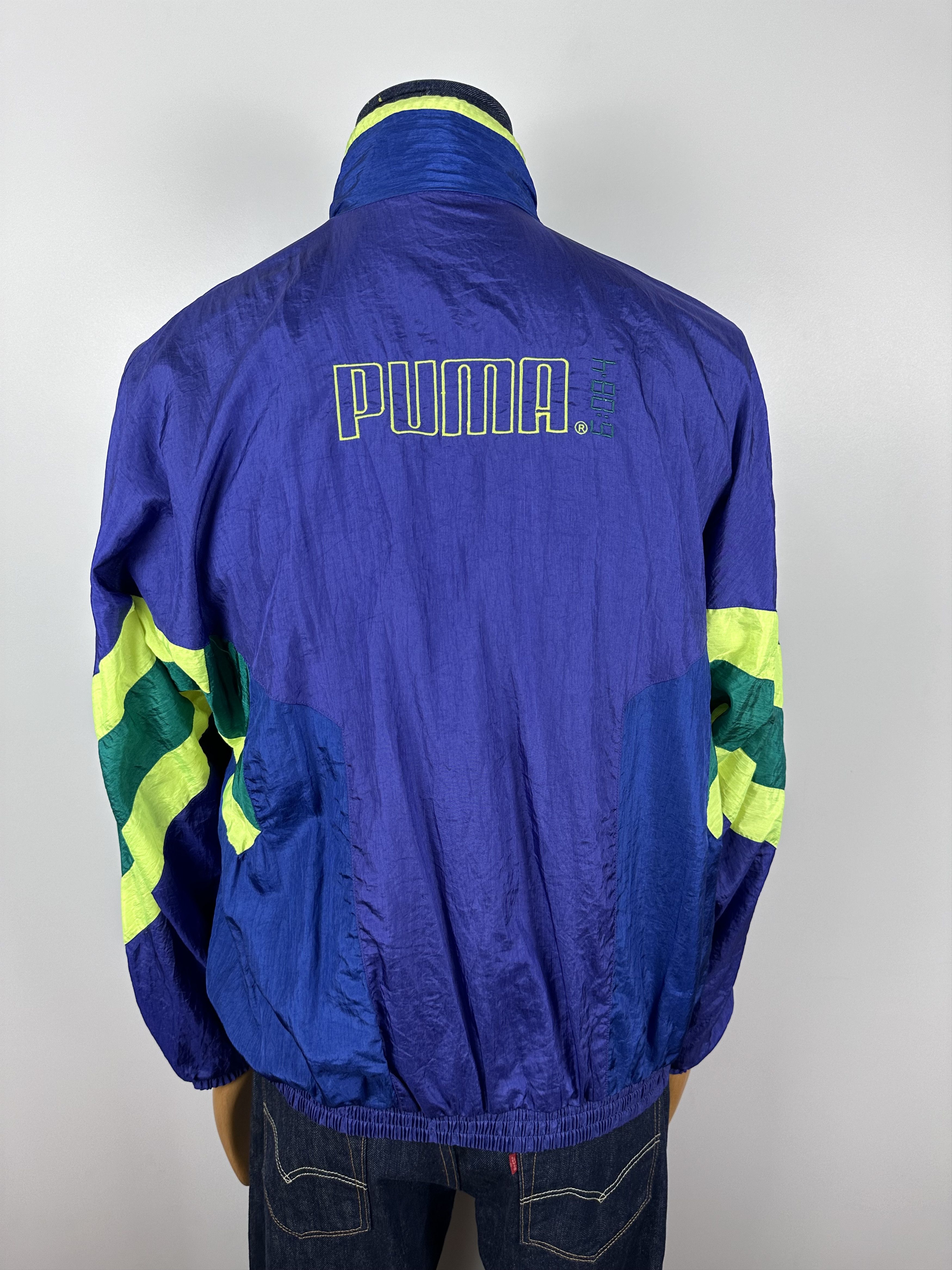 Puma × Vintage Puma Performance Vintage 90s Nylon Track Top Jacket Size US M / EU 48-50 / 2 - 7 Thumbnail