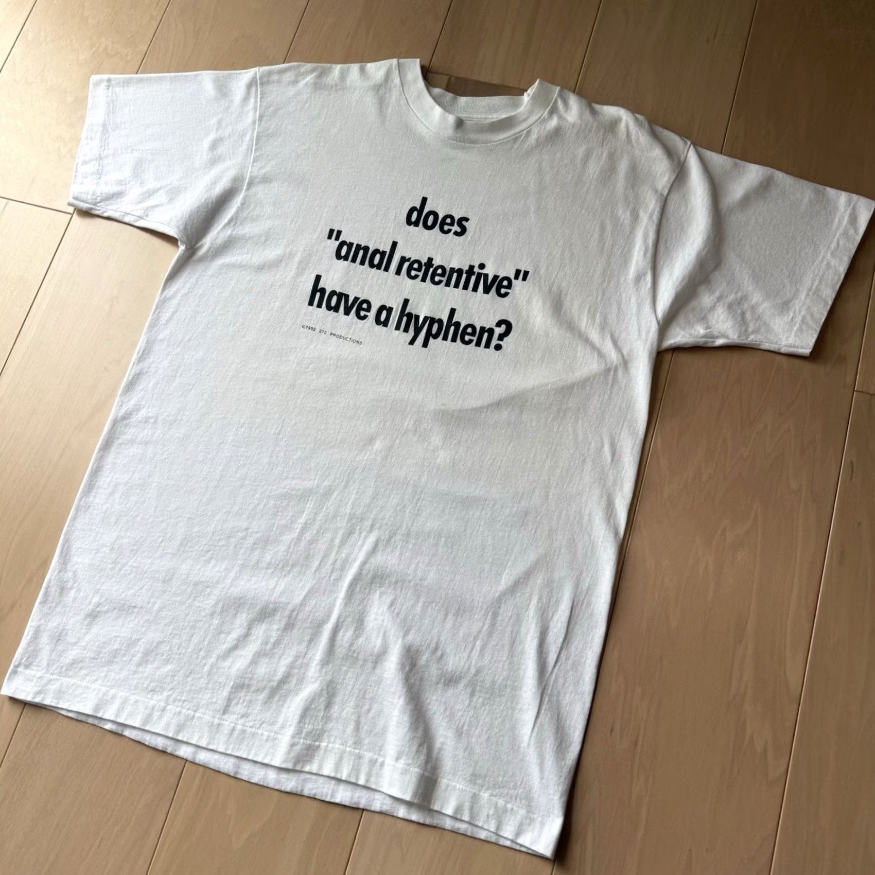 Vintage VINTAGE Shirt Mens XL White Anal Retentive Made USA Comedy Movie Streetwear NYC Size US XL / EU 56 / 4 - 8 Thumbnail