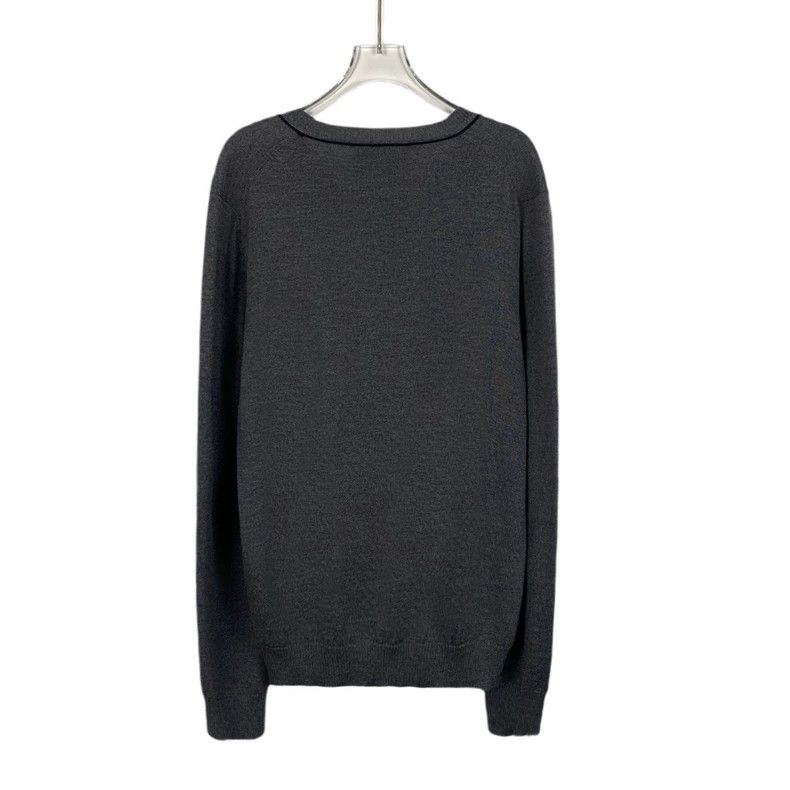 Gucci GucciDark gray wool V-neck long-sleeved sweater 2503-Nextar Size US XL / EU 56 / 4 - 2 Thumbnail
