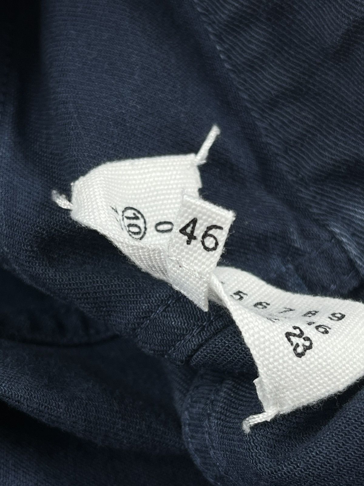 Maison Margiela AW15 Maison Margiela Line 10 Stitched Navy Blue Slim Jeans Size US 30 / EU 46 - 8 Thumbnail