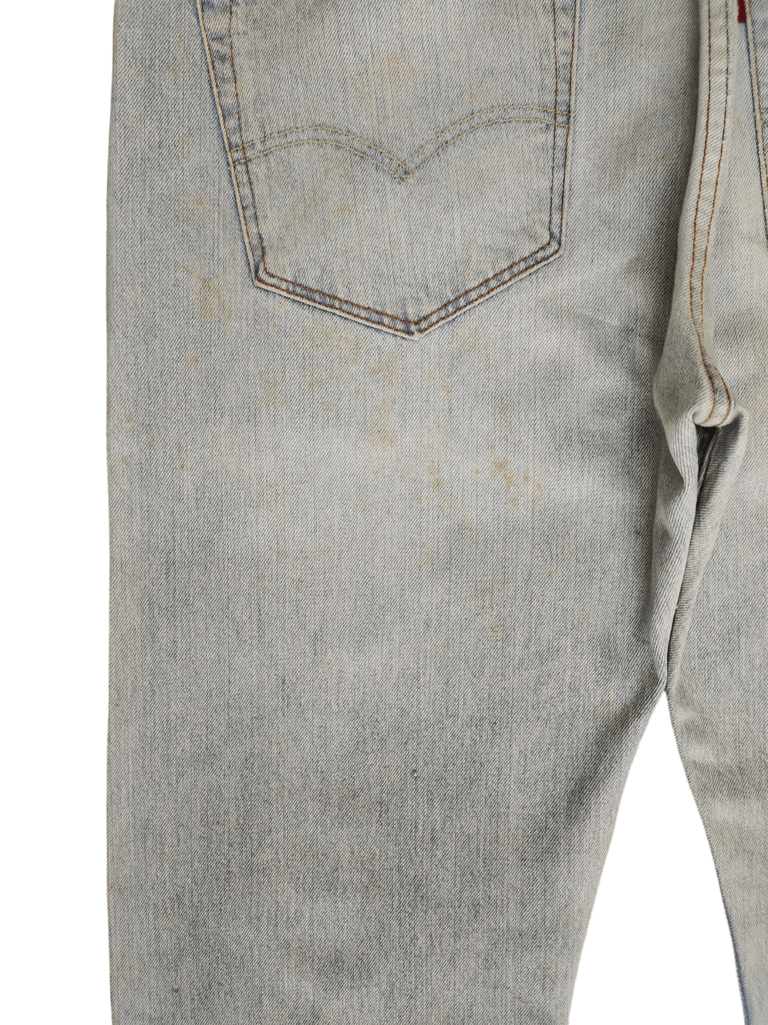 Levi's Size 36x34 Vintage Levis 501 Light Wash Jeans Distressed Size US 36 / EU 52 - 15 Thumbnail