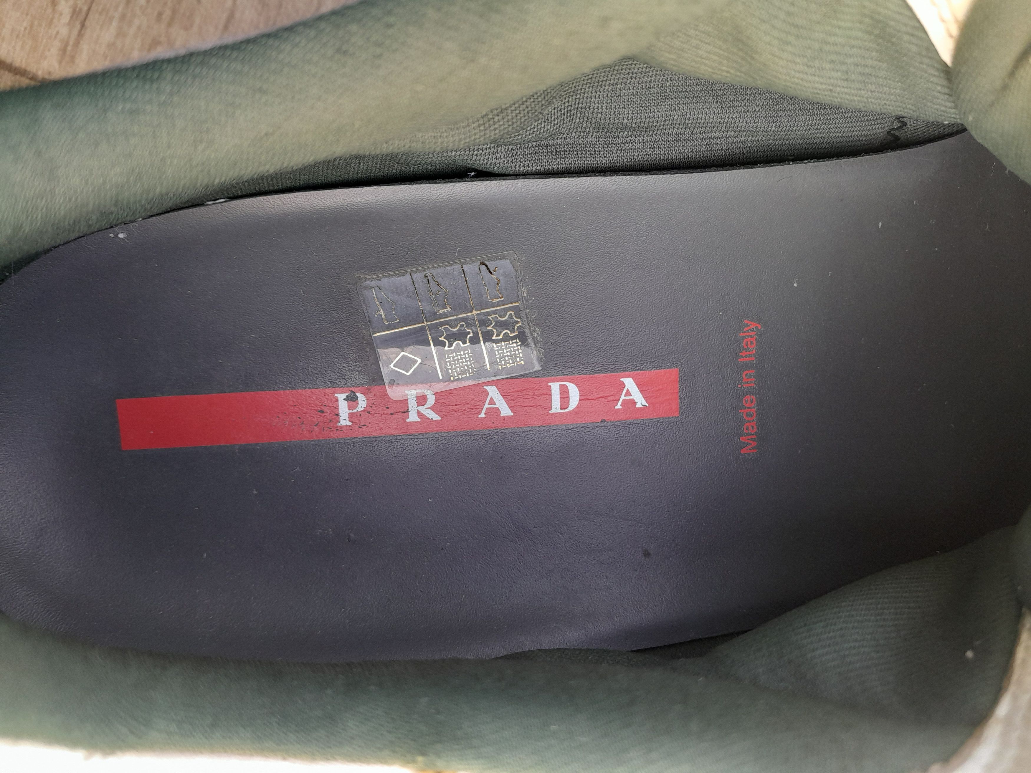 Prada PRADA Sneaker LUX ITALY Made white Men Leather/Nylon Size US 9 / EU 42 - 12 Thumbnail
