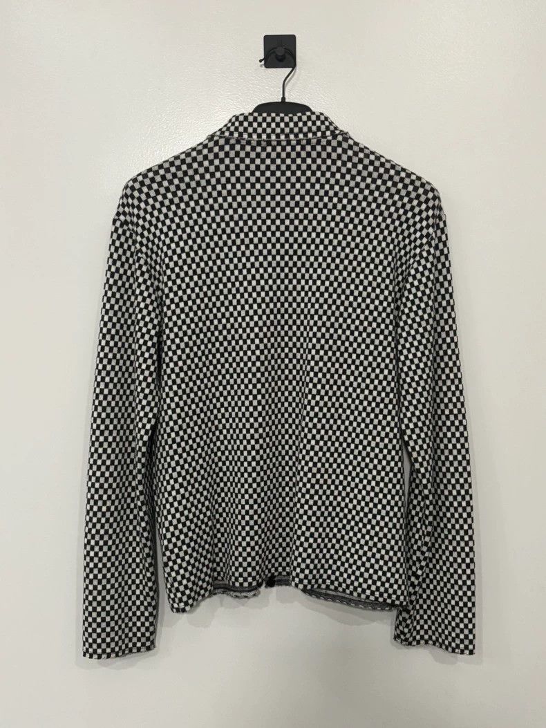 Comme des Garcons Comme Des Garcons Chessboard zipper knitted sweater 2505-Ne Size M / US 6-8 / IT 42-44 - 2 Thumbnail