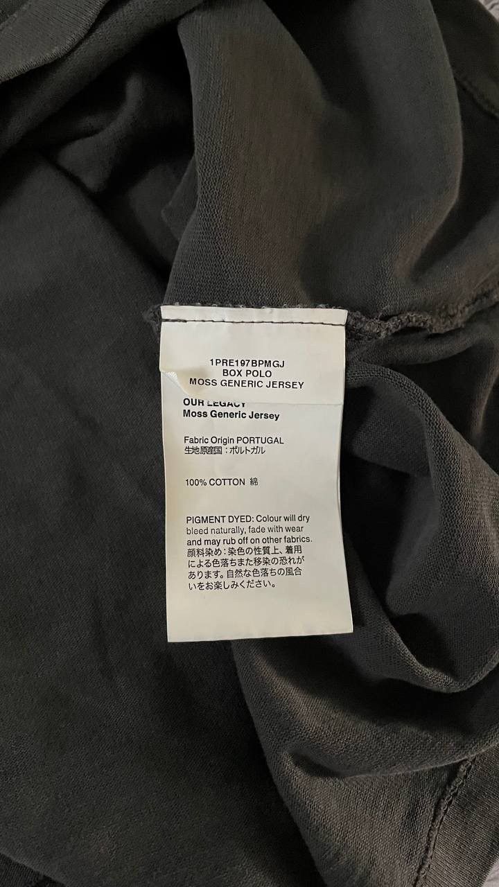 Our Legacy Our Legacy Box Polo Moss Generic Jersey turtleneck Green Size US S / EU 44-46 / 1 - 6 Thumbnail