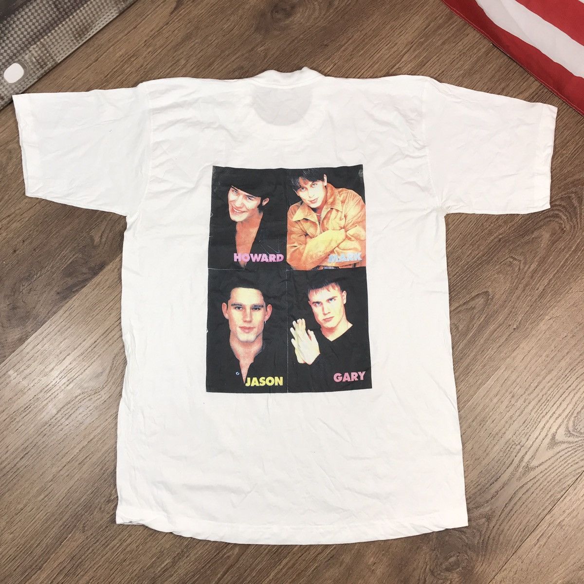 Band Tees × Vintage Very Rare Take That 90s Rock Band T Shirt Size US XL / EU 56 / 4 - 1 Thumbnail