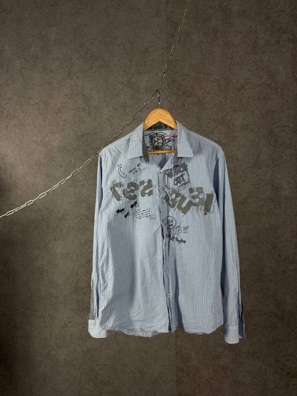 Desigual Desigual designer crazy art shirt Size US L / EU 52-54 / 3 - 1 Thumbnail