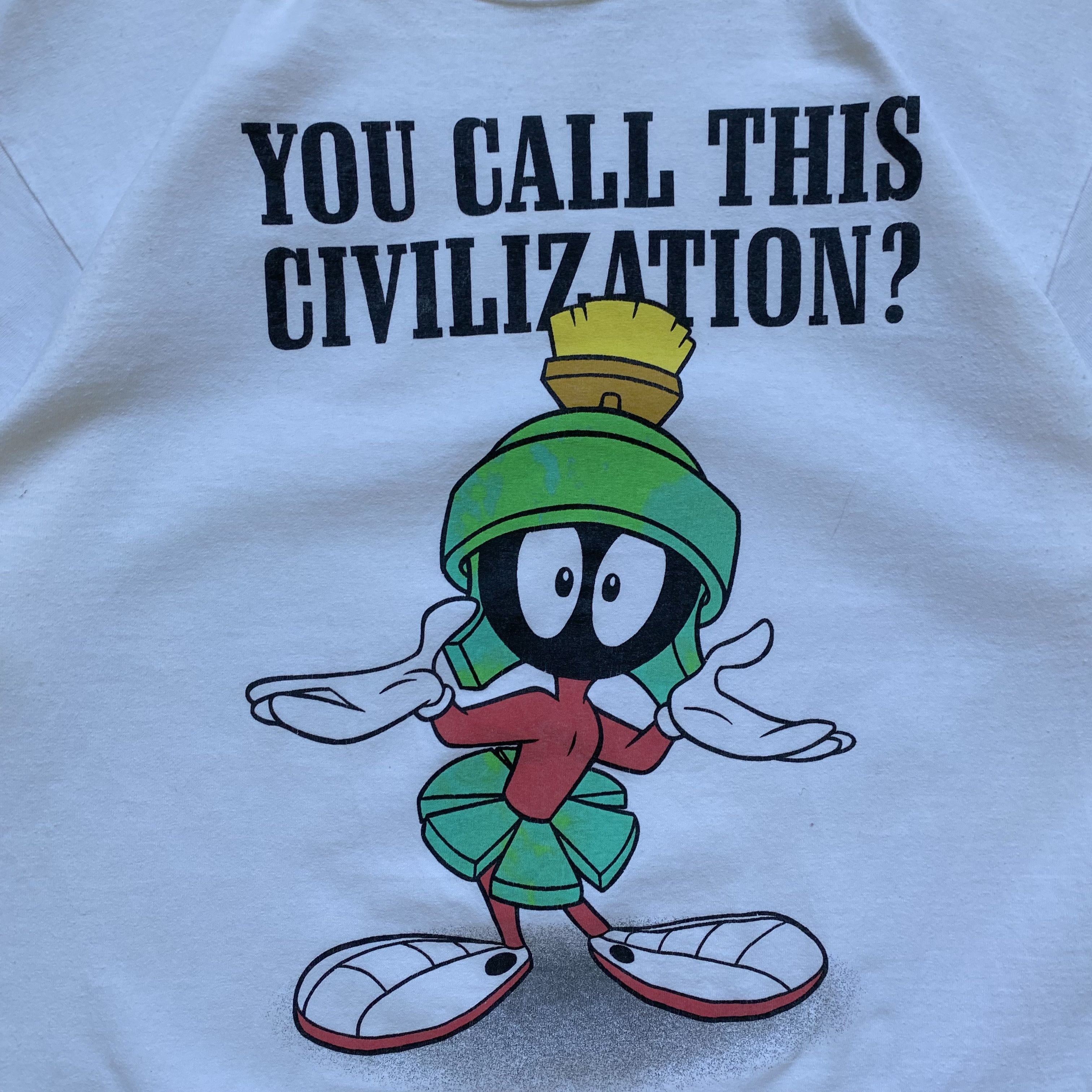 Cartoon Network Vintage 90s Marvin the Martian tee Warner Bros Size US M / EU 48-50 / 2 - 4 Thumbnail