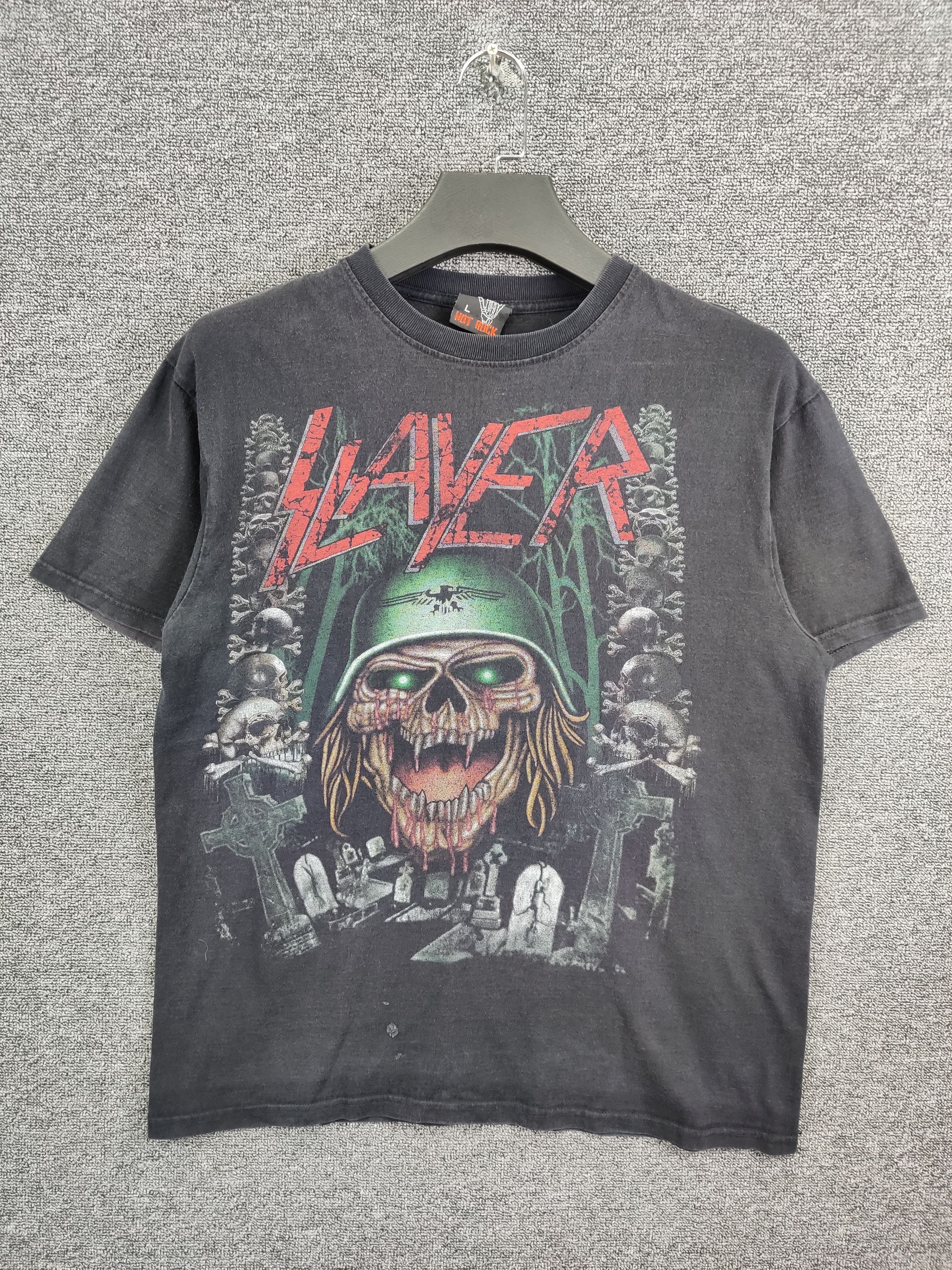 Band Tees Vintage Slayer War Chest Band Tee Tshirt Size US L / EU 52-54 / 3 - 1 Thumbnail