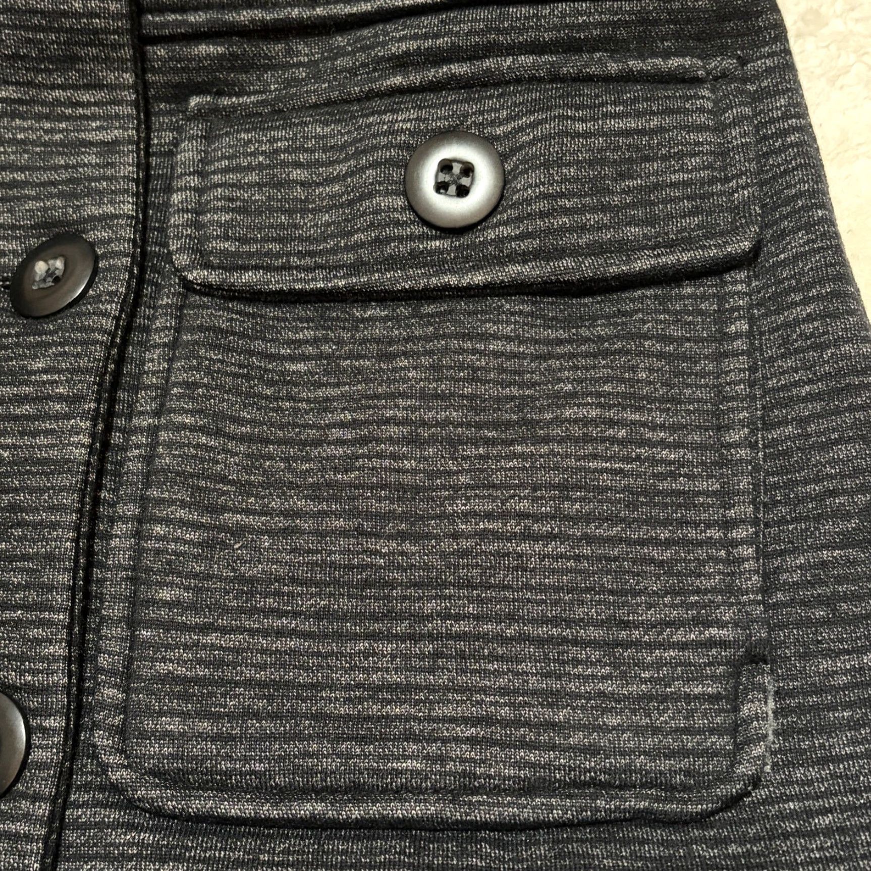 Billabong Billabong Pea Coat Jacket Women M Charcoal Double Breasted Button Lined Pockets Fall Winter Casual Workwear Size M / US 6-8 / IT 42-44 - 7 Thumbnail