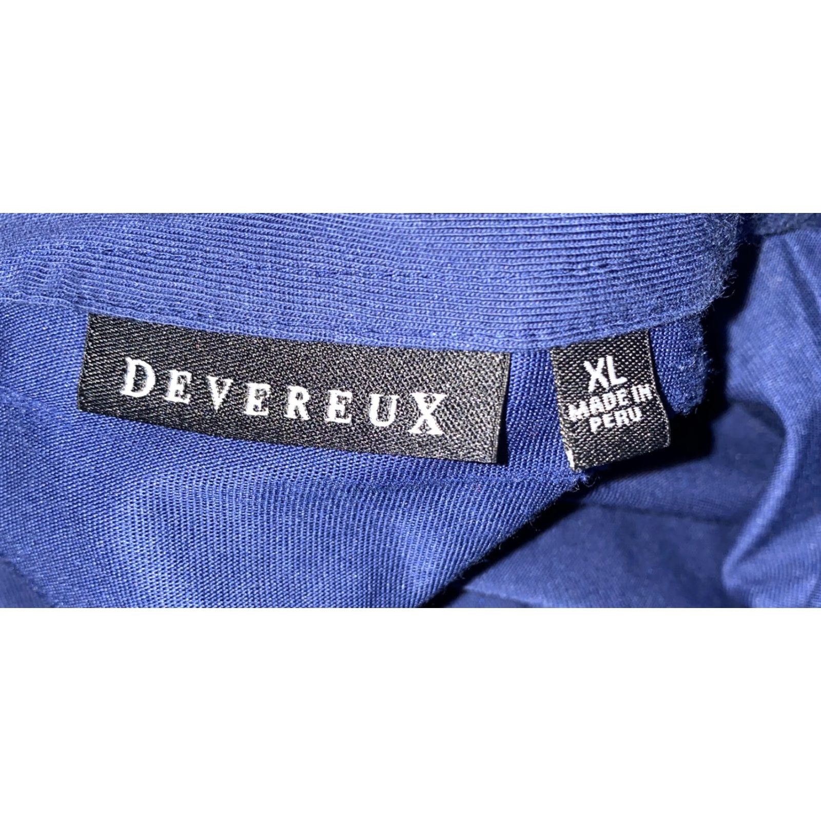 Vintage Devereux Polo Shirt Golf Blue XL Mens Short Sleeve Regular Fit Solid User: N/A Size US XL / EU 56 / 4 - 5 Thumbnail