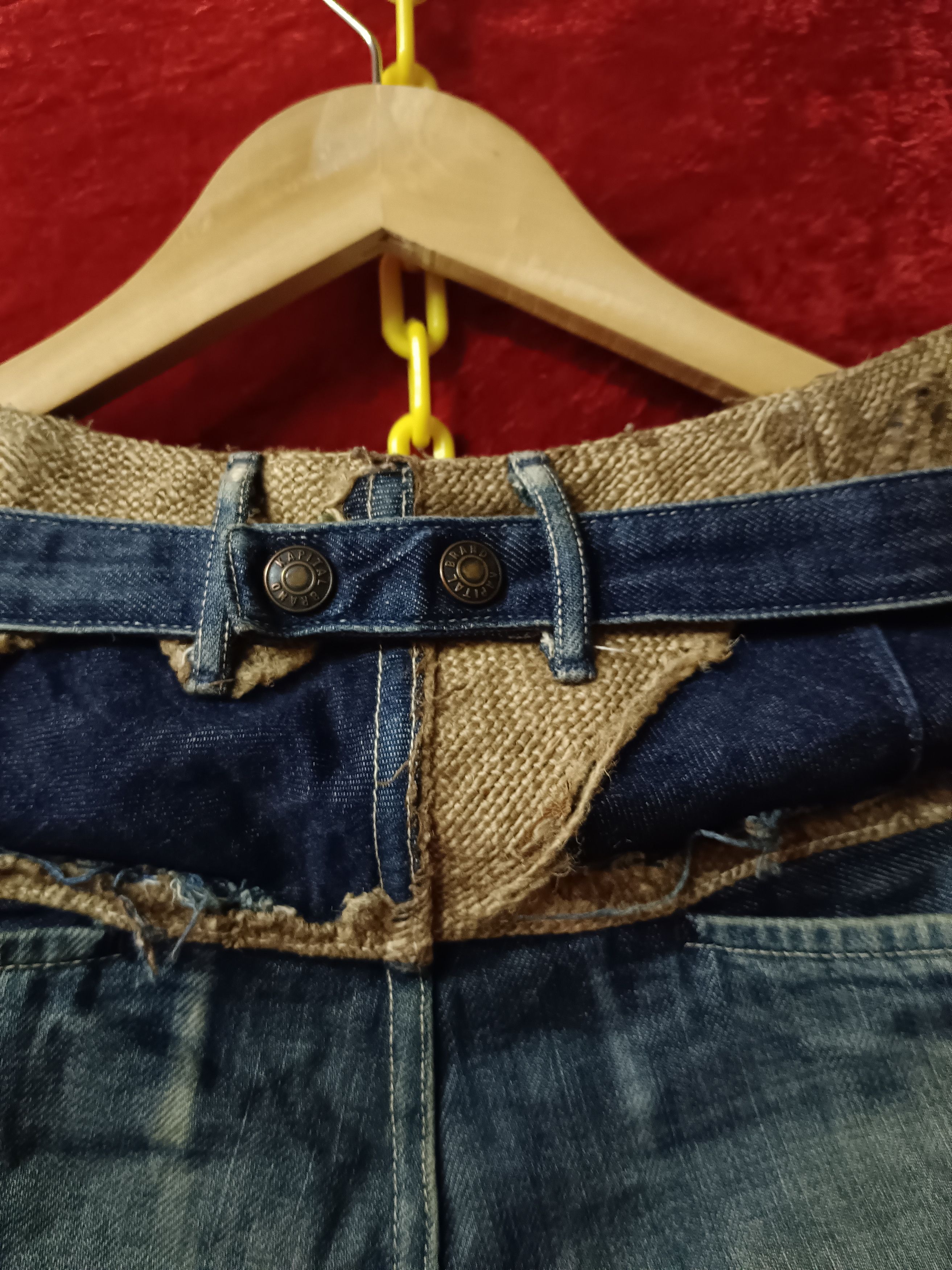 Kapital Kountry Clown Denim Pants Size US 31 - 5 Thumbnail