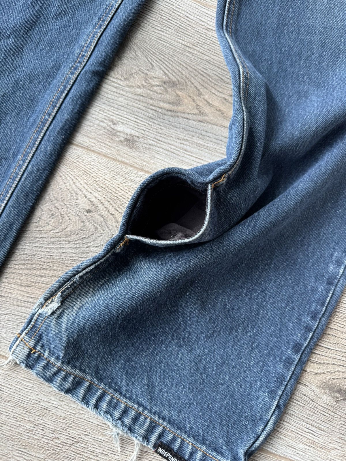 Independent Truck Co. Vintage Independent Truck Company Rap Distressed Jeans Size US 34 / EU 50 - 12 Thumbnail