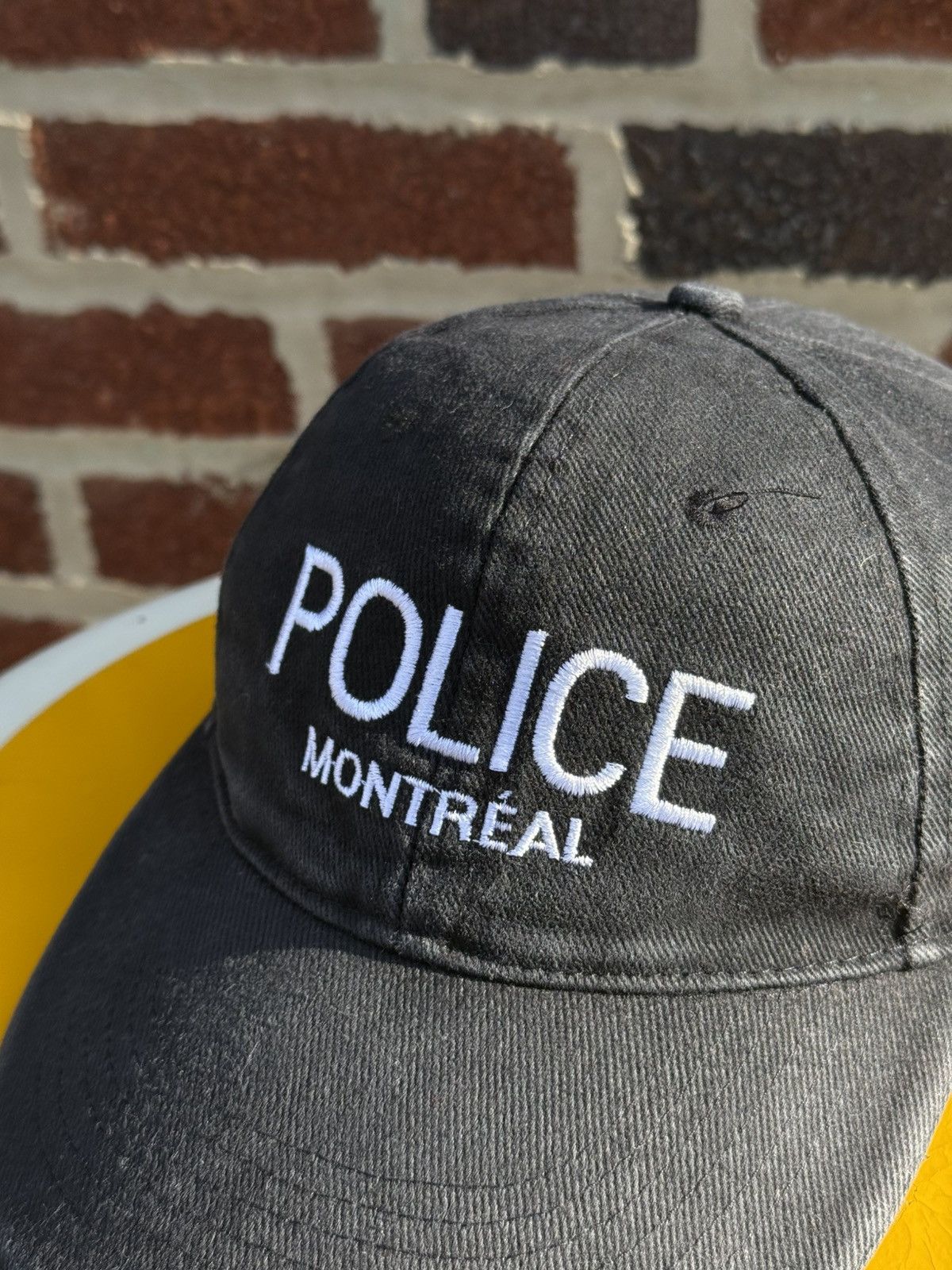 Vintage Vintage 00’s Police “Montreal” Faded Cap Size ONE SIZE - 3 Thumbnail