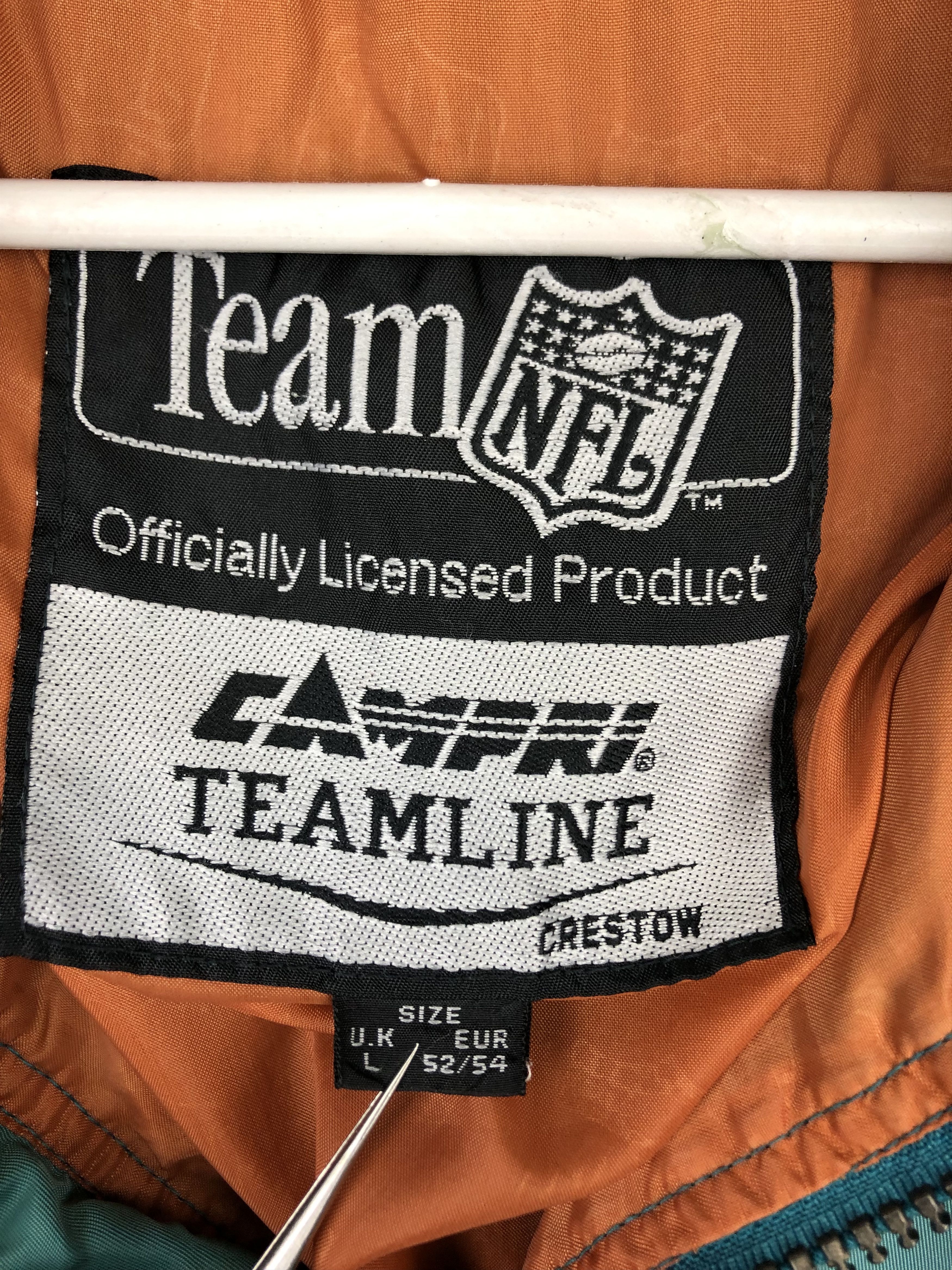 NFL Vintage 90's Miami Dolphins NFL Jacket Mens Bomber Size L Size US L / EU 52-54 / 3 - 8 Thumbnail