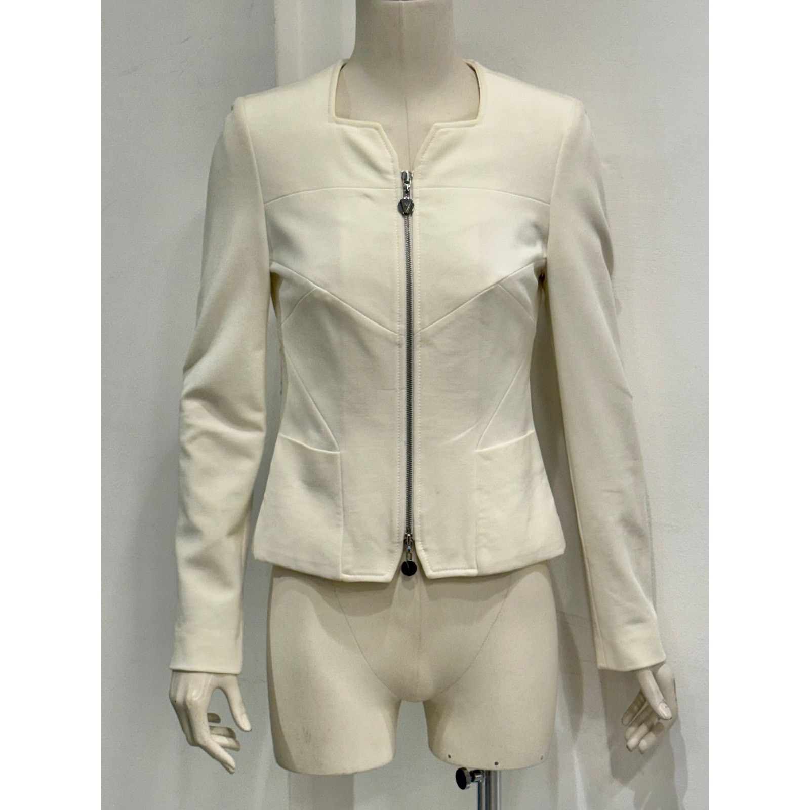 Versace 2000s Gianni Versace back zip structured paneled jacket Size M / US 6-8 / IT 42-44 - 3 Thumbnail