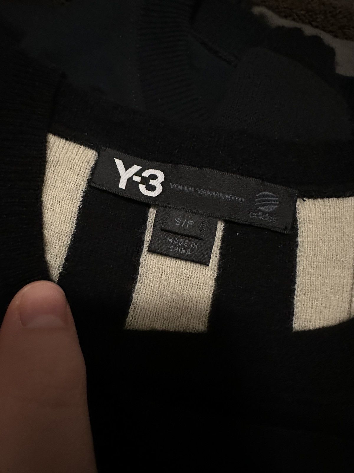 Y3 Yohji Yamamoto cashmere long sleeve shirt