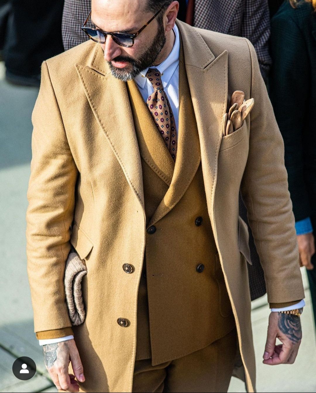 Burberry × Burberry Prorsum 90s BURBERRY Vintage Cashmere Caramel Coat Size M / US 6-8 / IT 42-44 - 25 Thumbnail