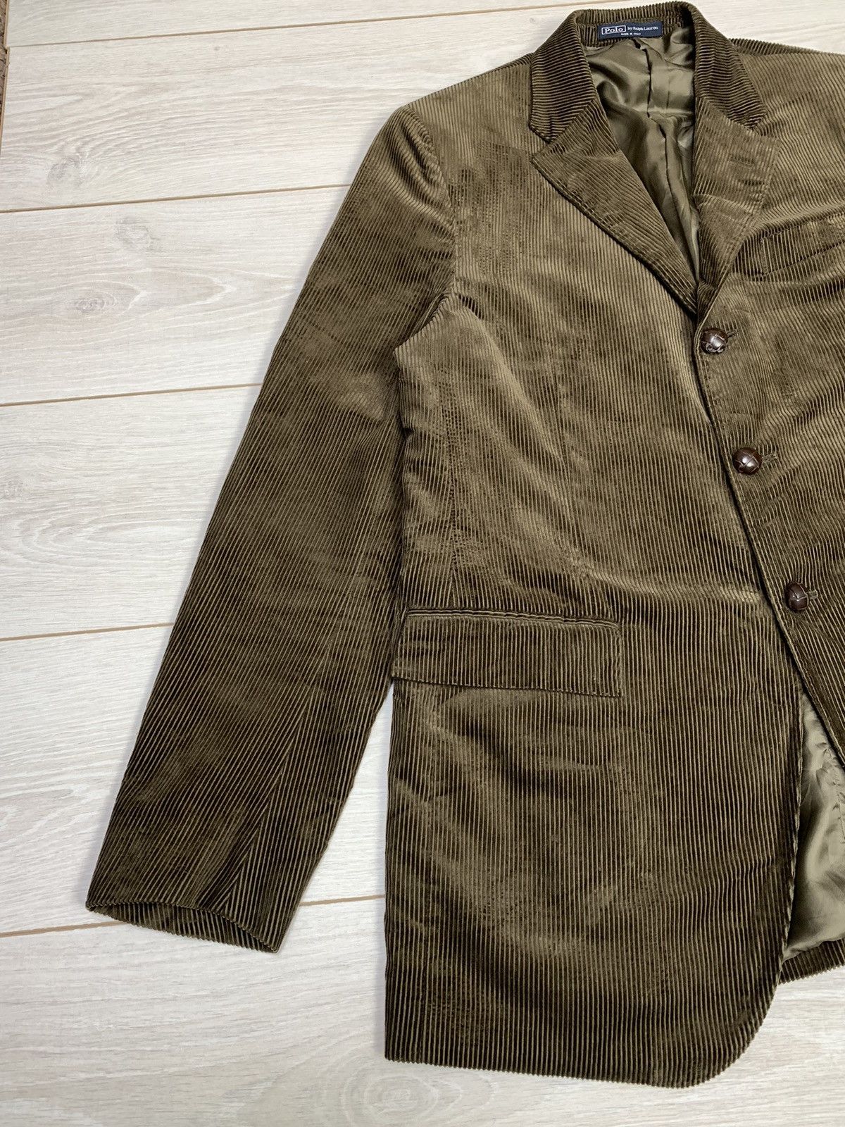 Polo Ralph Lauren Vintage POLO RALPH LAUREN Corduroy Blazer Work Jacket Size 52R - 2 Thumbnail