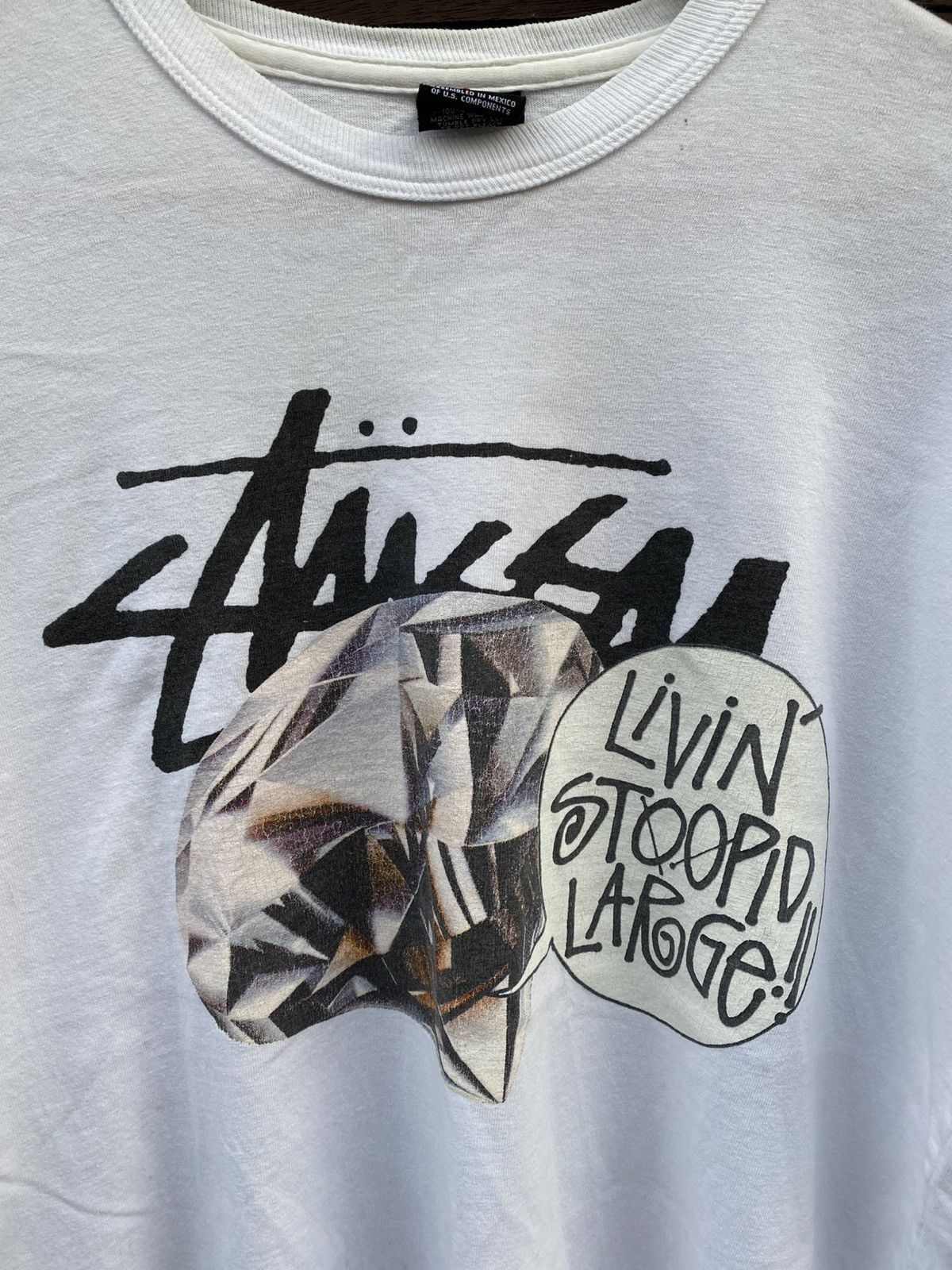 Stussy × Vintage Vintage Stussy Livin Stoopid Large Big Logo Size US M / EU 48-50 / 2 - 2 Thumbnail