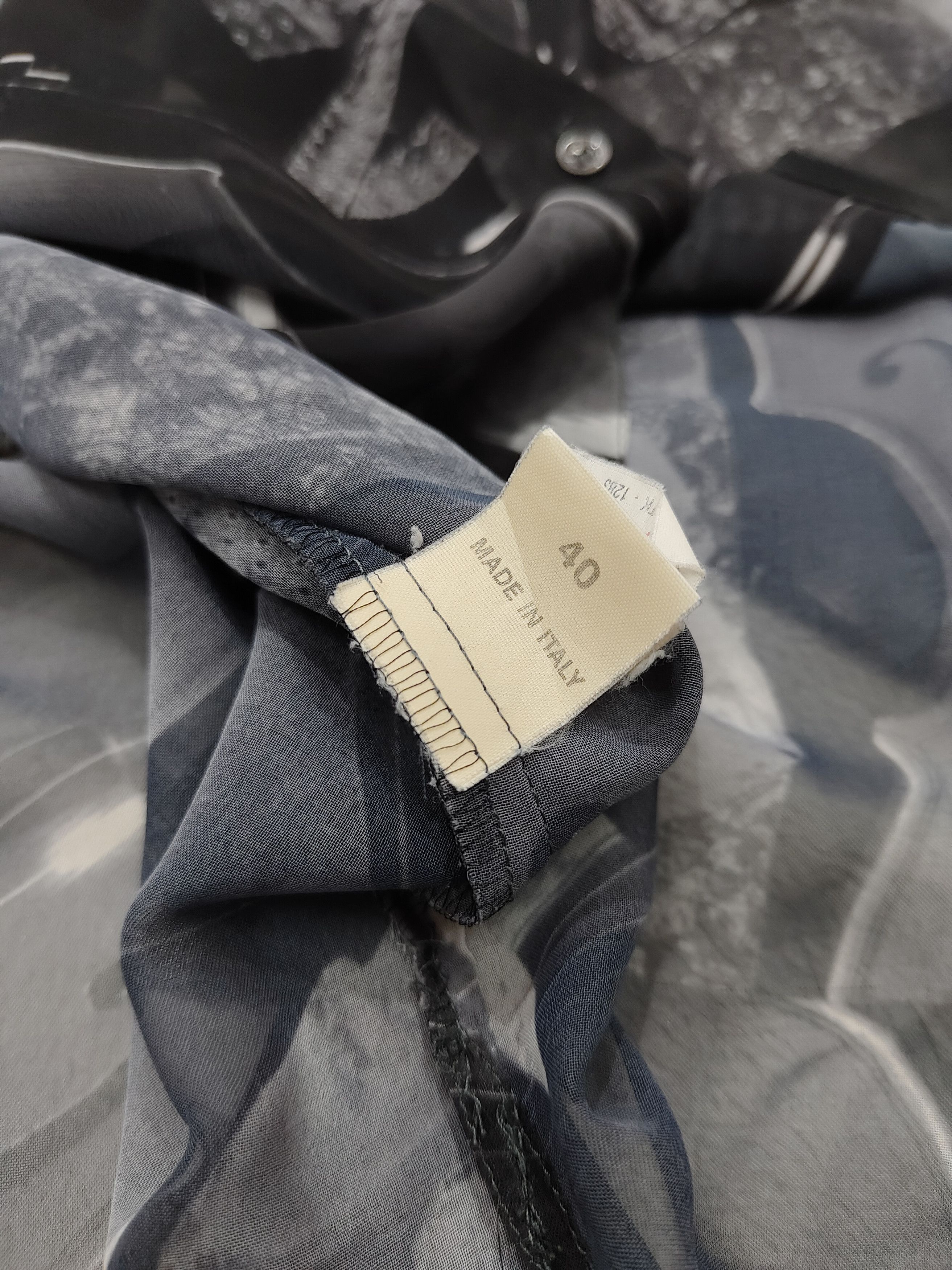 Max Mara DOPE 🇮🇹 Penny Black Roses Musical Art Sheer Blouses Size L / US 10 / IT 46 - 10 Thumbnail