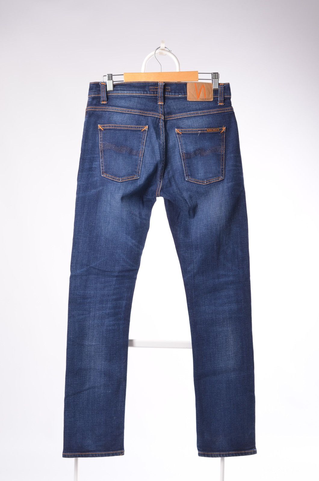 Nudie Jeans NUDIE JEANS Dude Dan Dark Deep Worn Regular Size W29 L32 Size US 29 - 2 Thumbnail