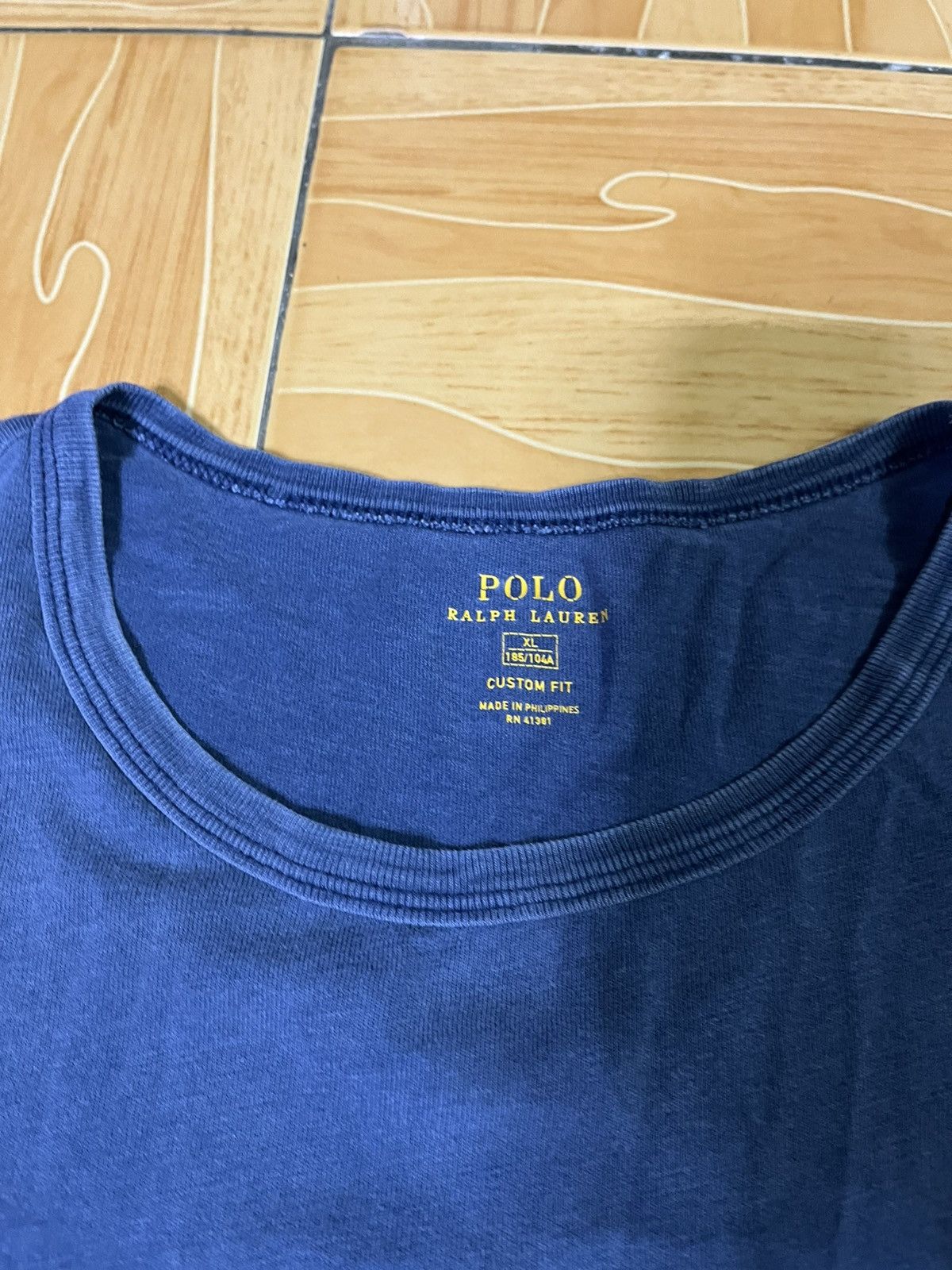 Polo Ralph Lauren Vintage Polo Ralph Lauren Marine US RL Tee Size US L / EU 52-54 / 3 - 2 Thumbnail