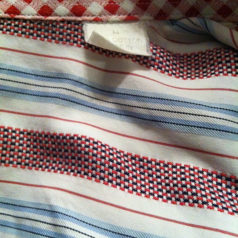 Neiman Marcus NEIMAN MARCUS MEN'S COTTON CASUAL SHIRT SIZE: M Size US M / EU 48-50 / 2 - 11 Thumbnail