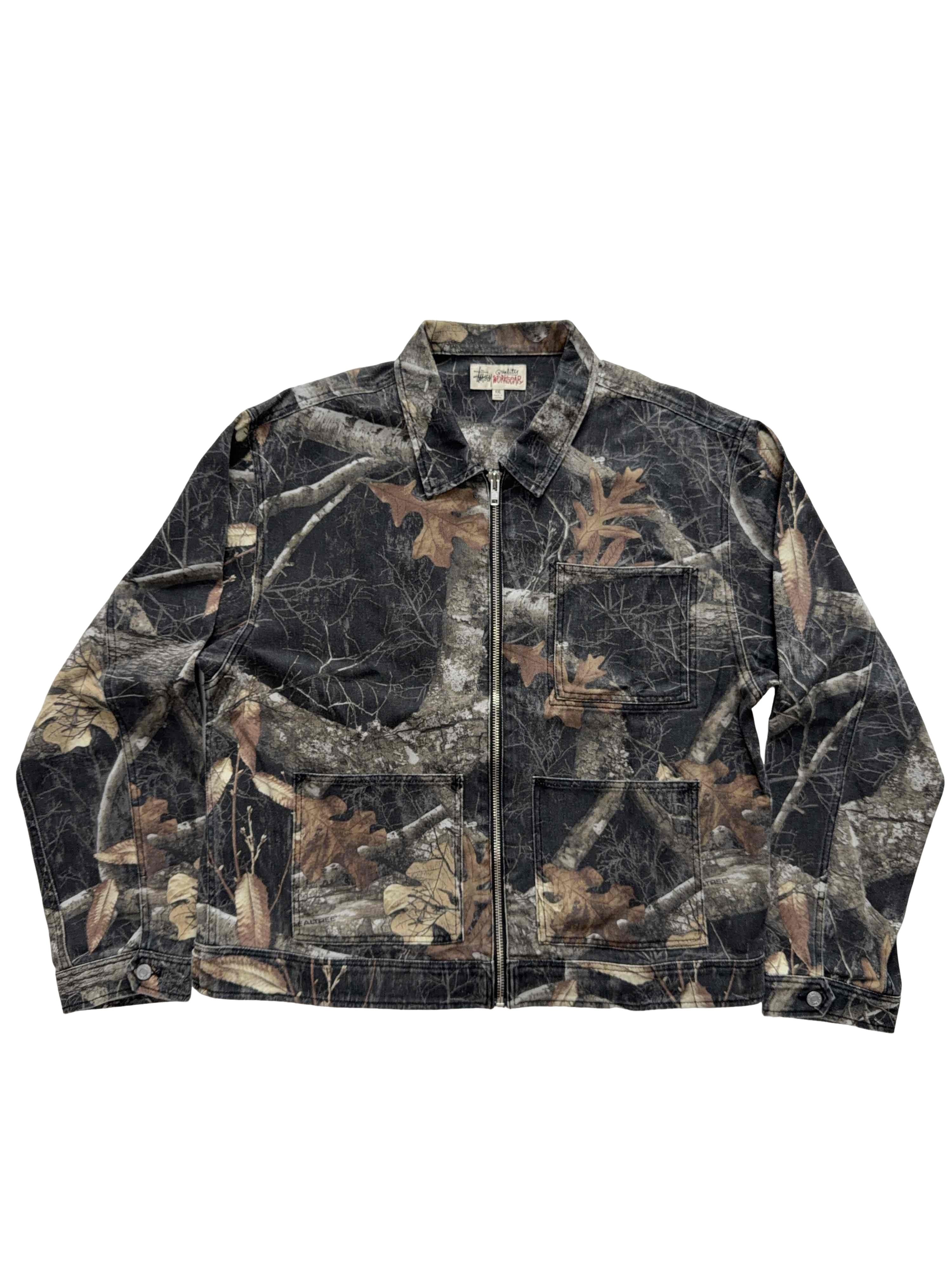 Realtree × Stussy Stussy Zip Work Jacket Realtree Edge “Black