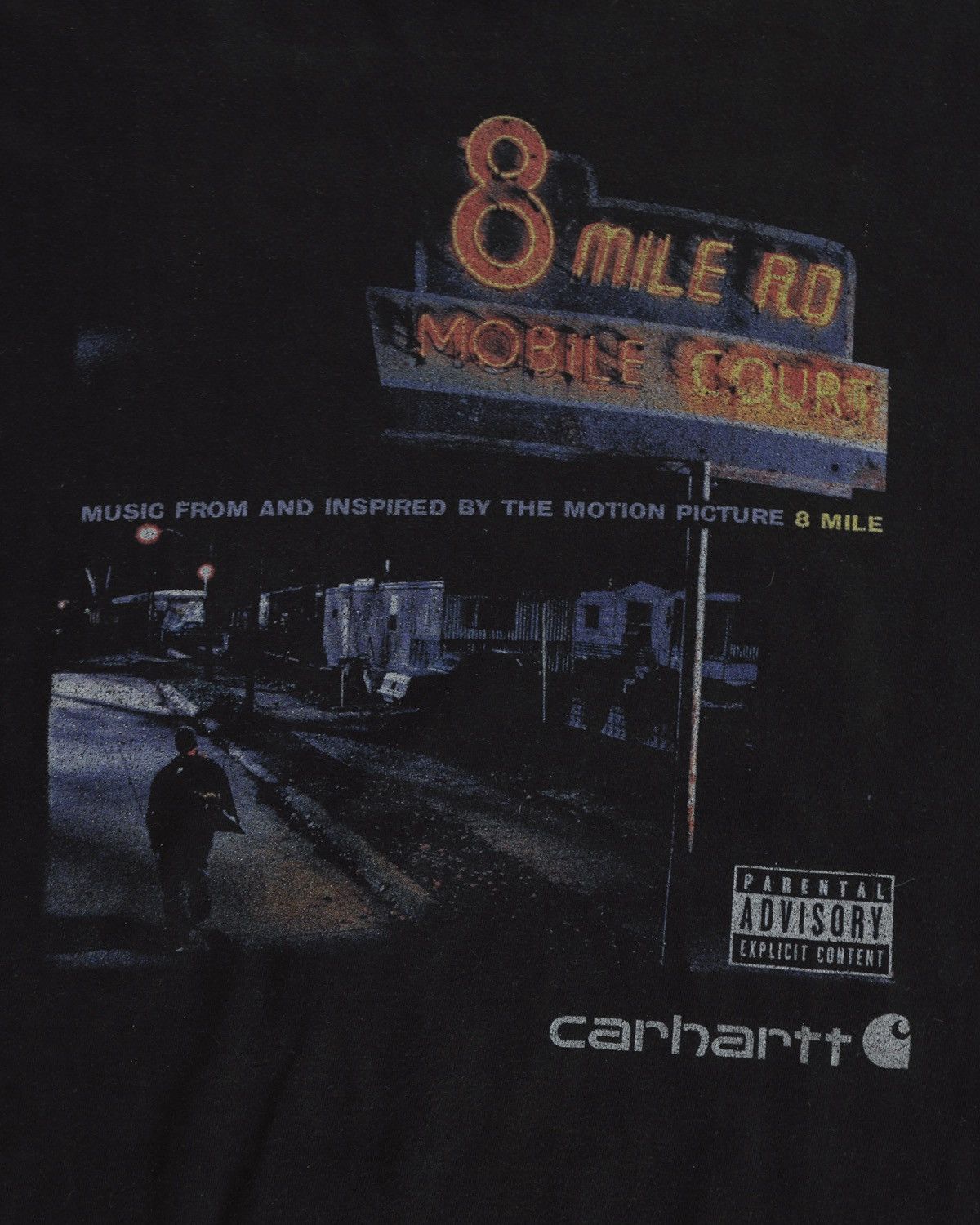 Carhartt Vintage 8 Mile Carhartt Detroit Black Movie Promo Tee Size US L / EU 52-54 / 3 - 4 Thumbnail