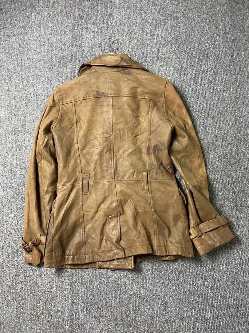 Banana Republic Banana Republic Double Breasted Leather Jacket (202) Size US S / EU 44-46 / 1 - 2 Thumbnail