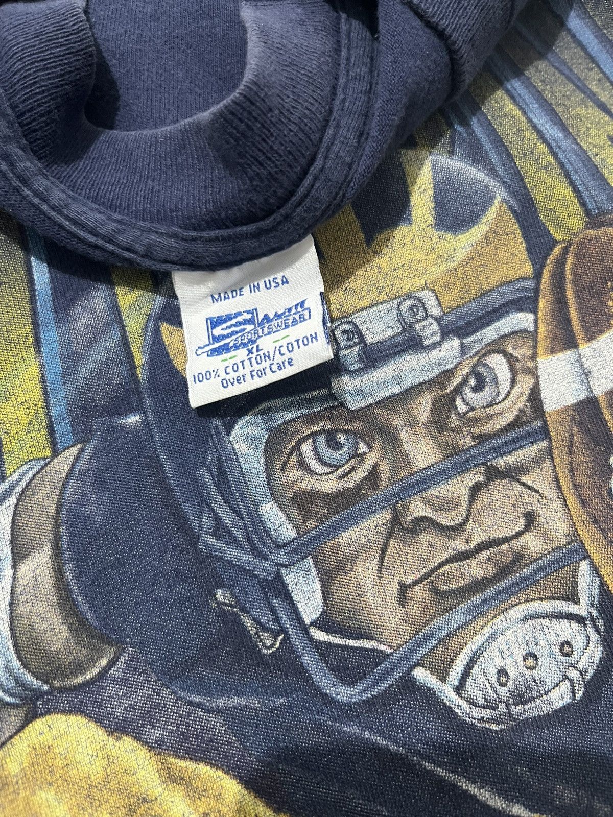 Vintage Vtg Michigan Wolverines Size US XL / EU 56 / 4 - 2 Thumbnail