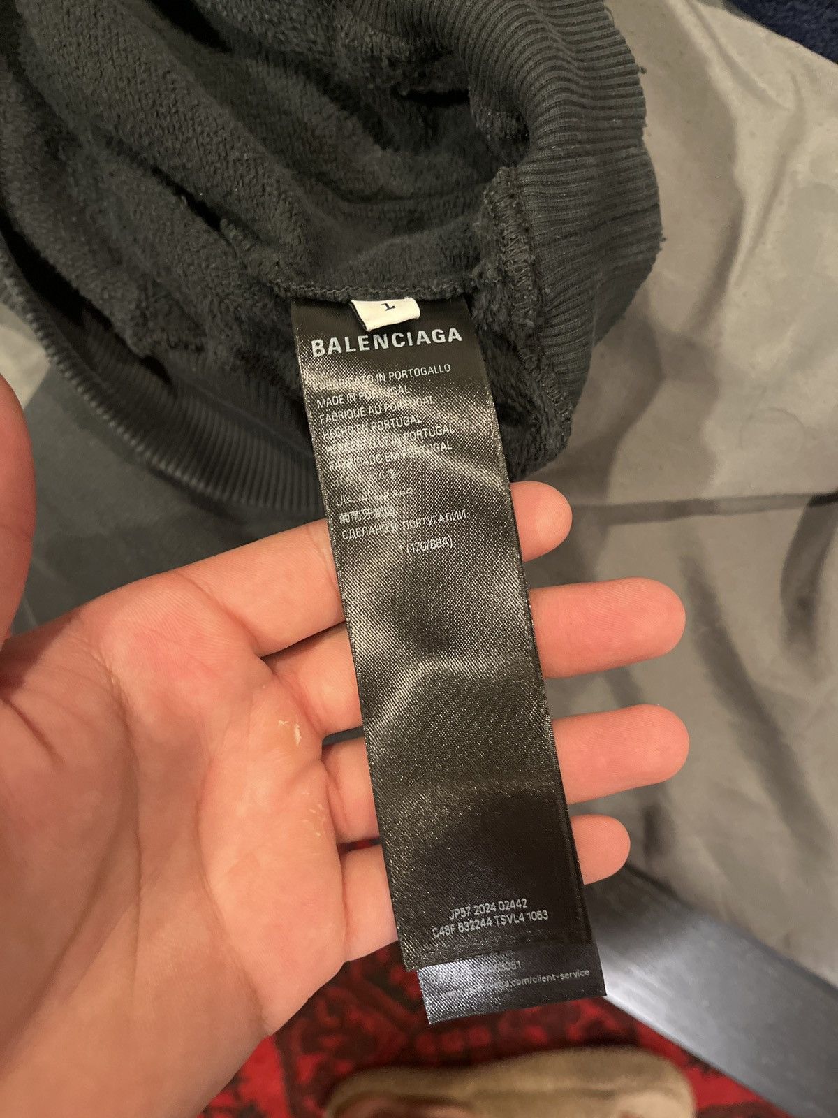 Balenciaga Balenciaga International hoodie Size US L / EU 52-54 / 3 - 3 Thumbnail