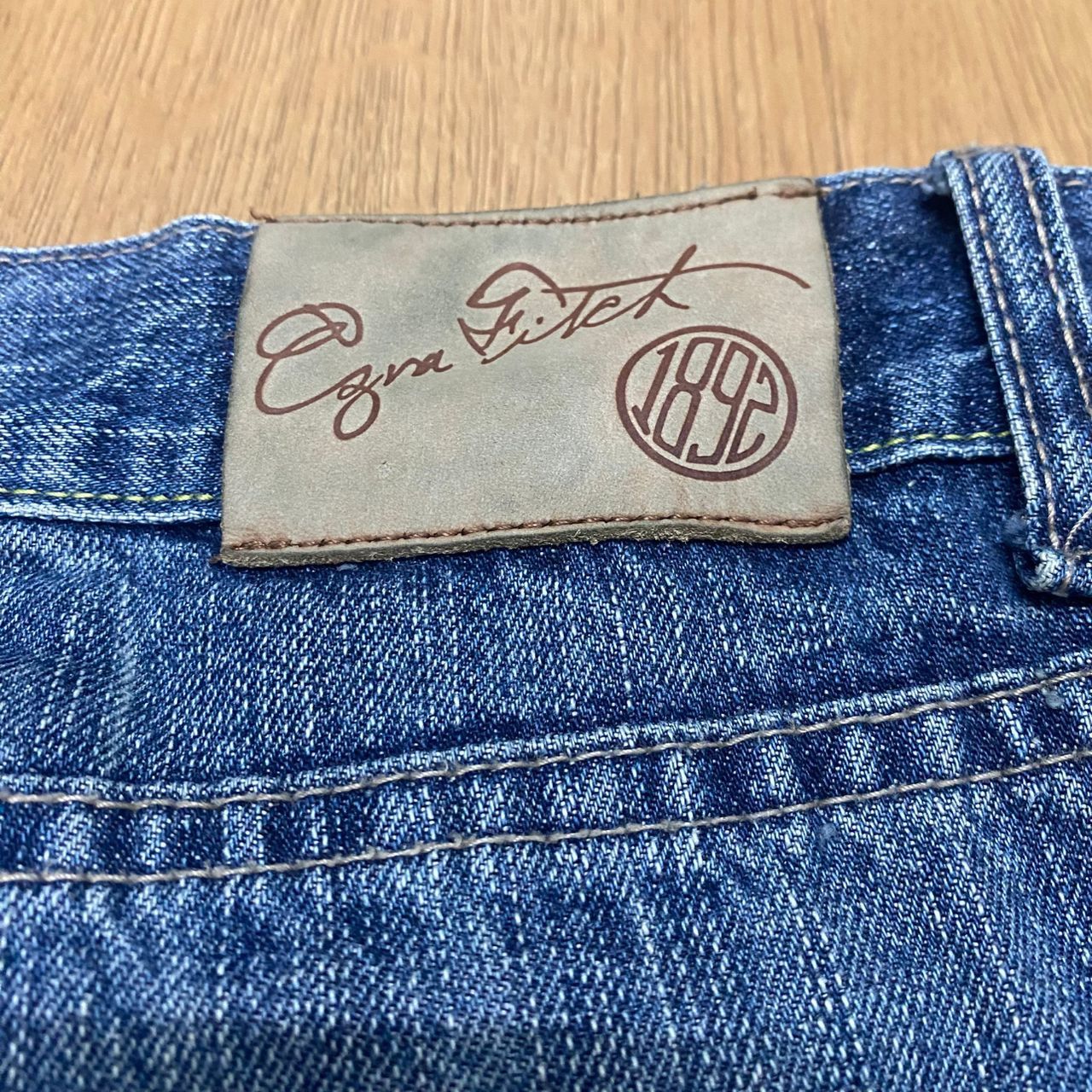If Six Was Nine Vintage Ezy Distressed Denim Size US 34 / EU 50 - 20 Thumbnail