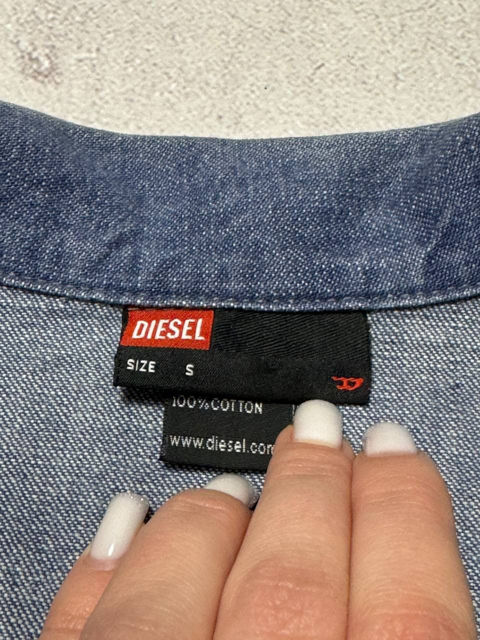 Diesel × Japanese Brand Vintage Diesel Denim Jacket Bomber Women Y2K 90s Size S / US 4 / IT 40 - 9 Thumbnail