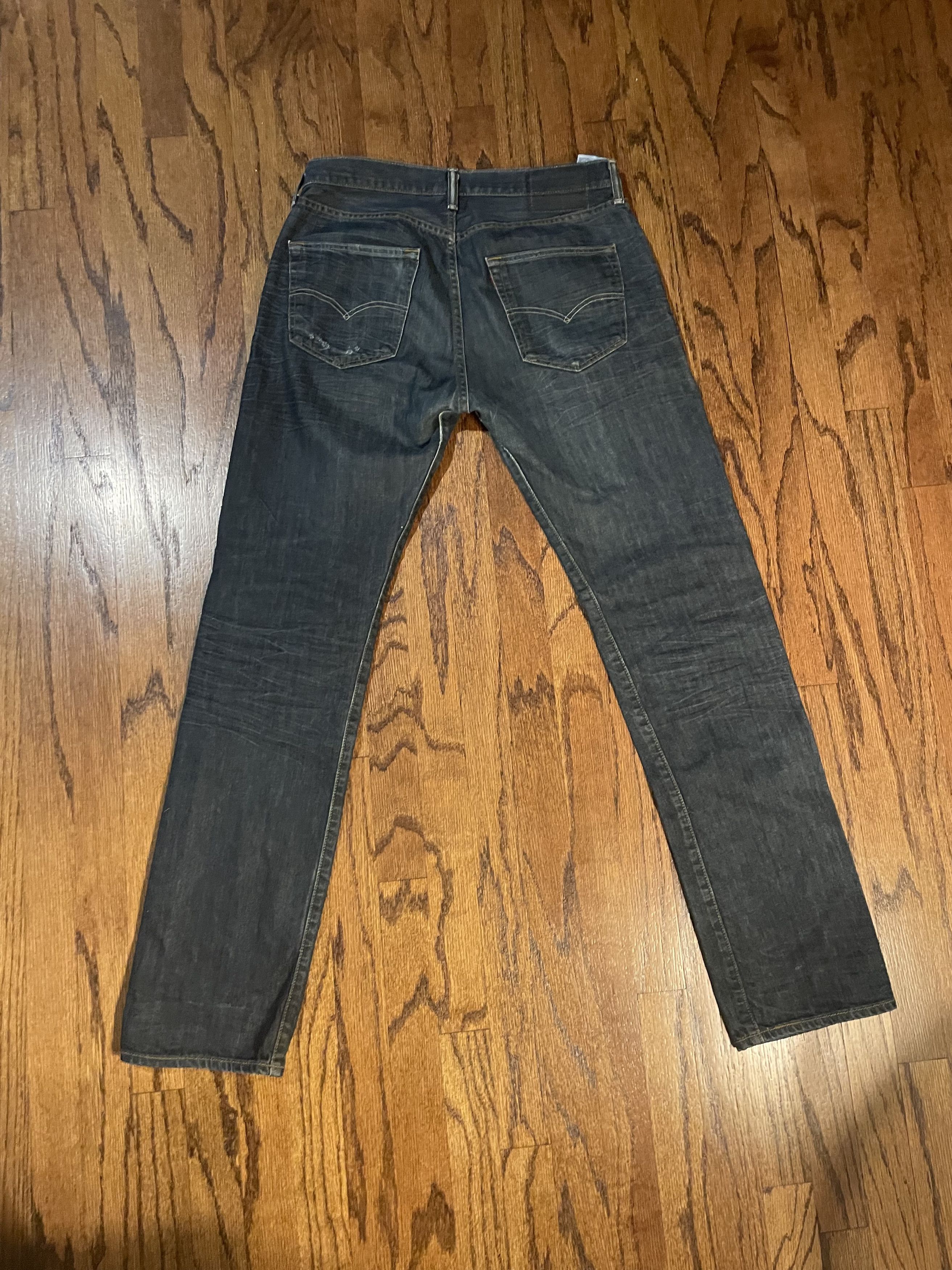 Levi's Levi's Whiskered Skinny Jeans Size US 32 / EU 48 - 3 Thumbnail